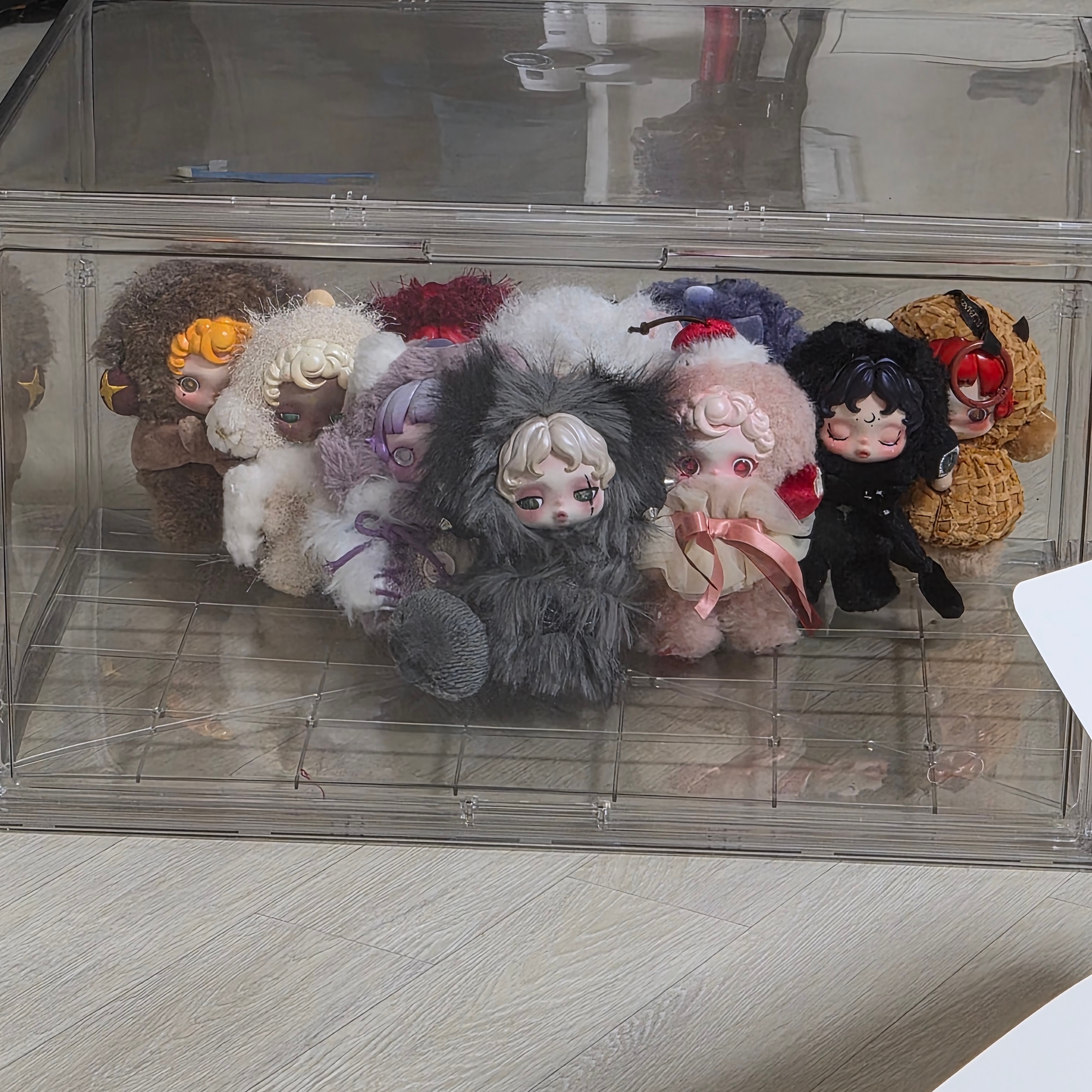 Pop Mart Skullpanda You Found Me ! Series Plush Doll Pendant Sealed Case (9 Blind Boxes) 착용 스타일 - 2