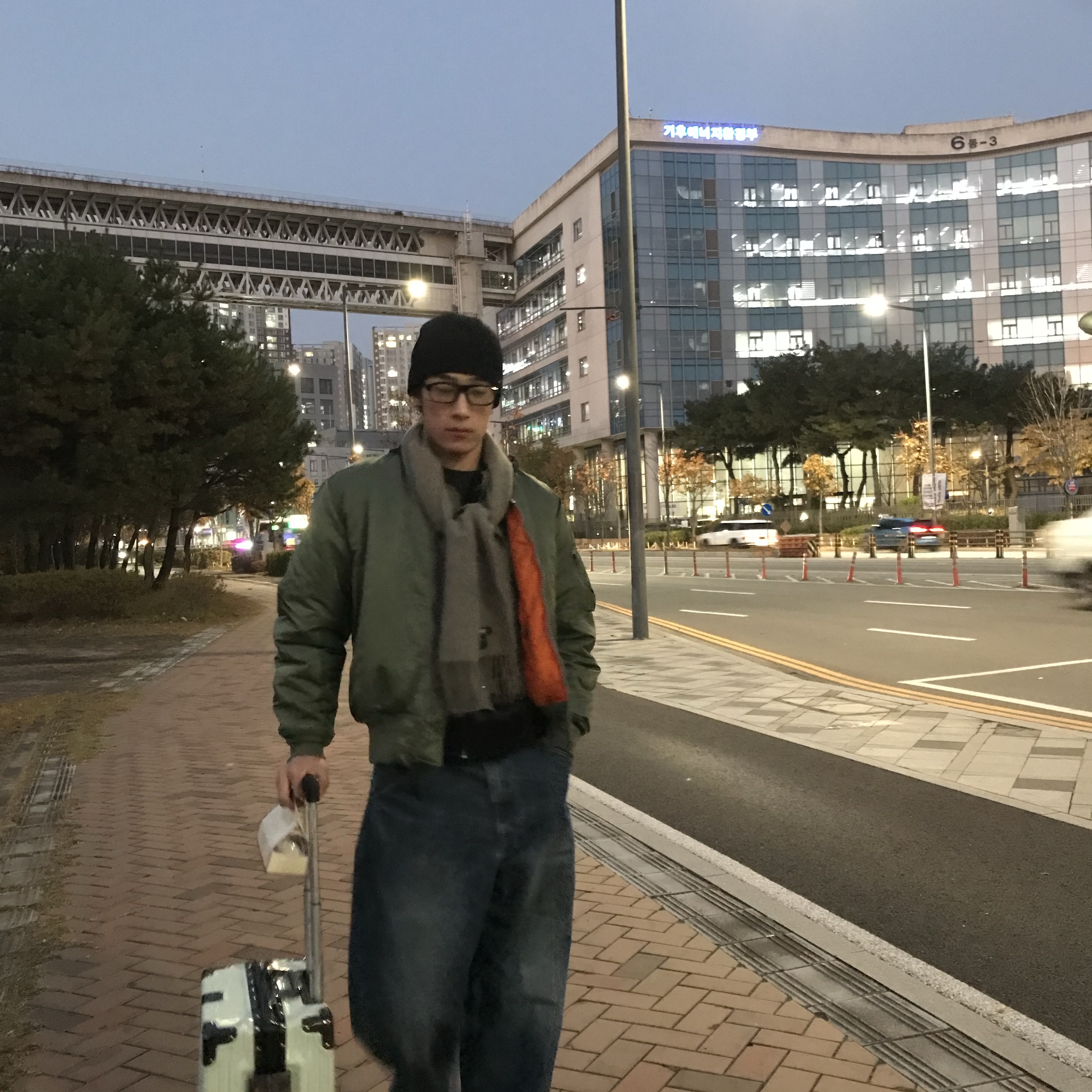 ALPHA INDUSTRIES MA-1 Flight Jacket Sage 착용 스타일 - 2