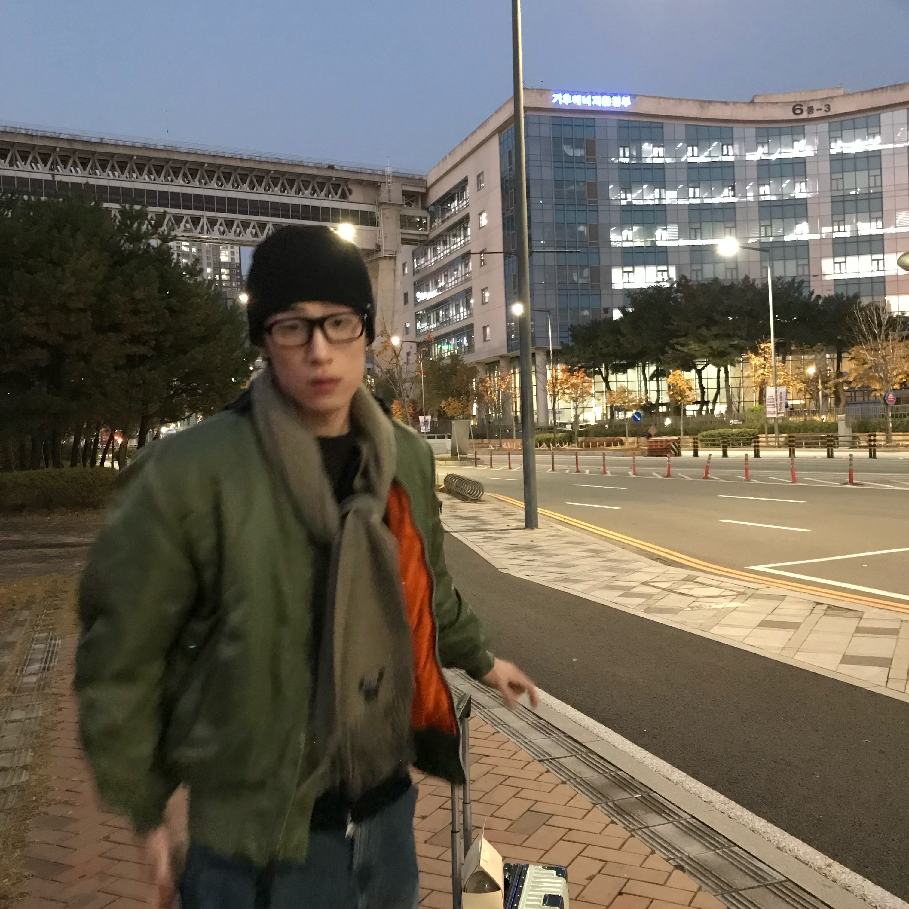 ALPHA INDUSTRIES MA-1 Flight Jacket Sage 착용 스타일 - 4