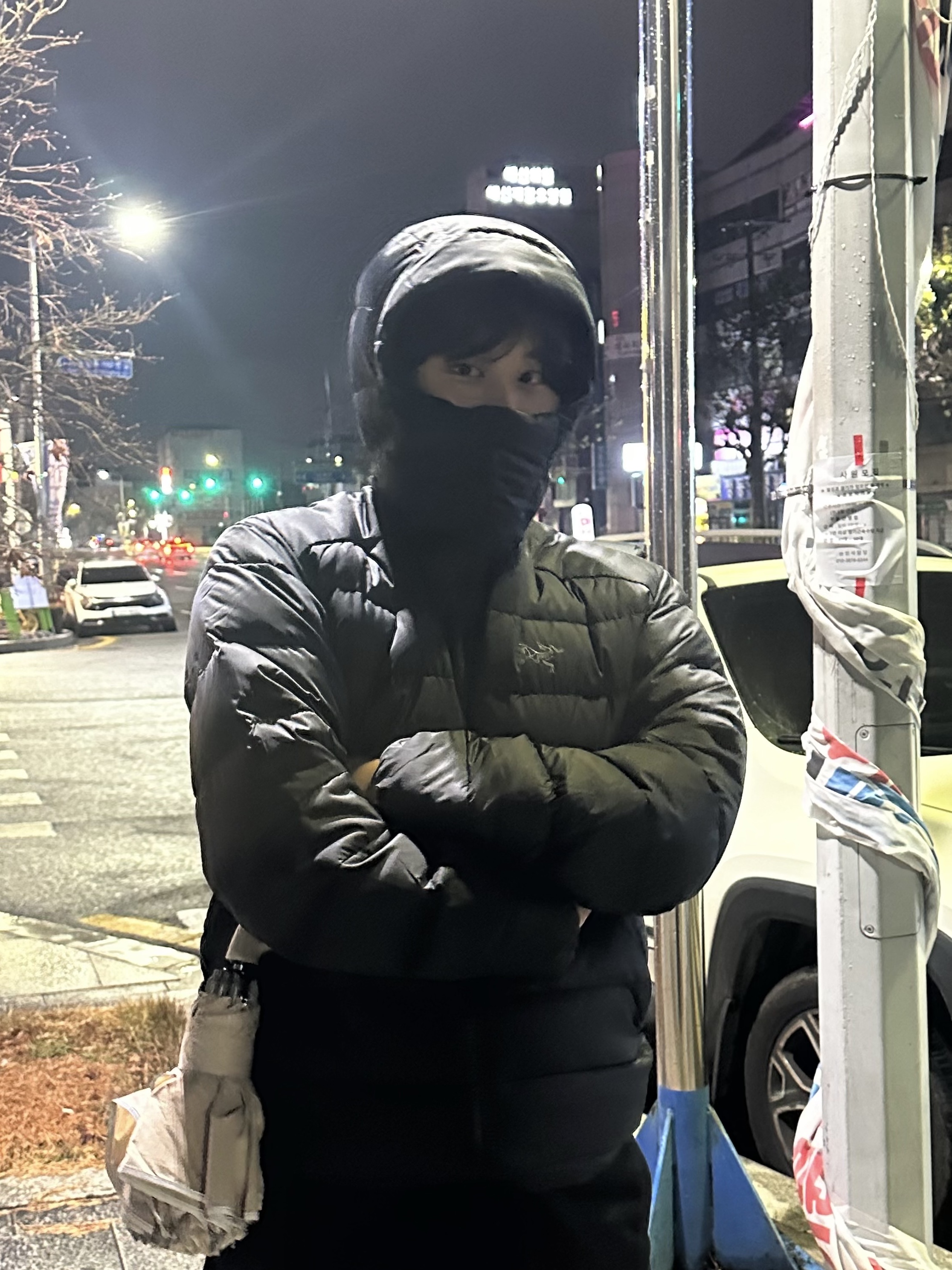 Arc'teryx Thorium Hoody Black 착용 스타일