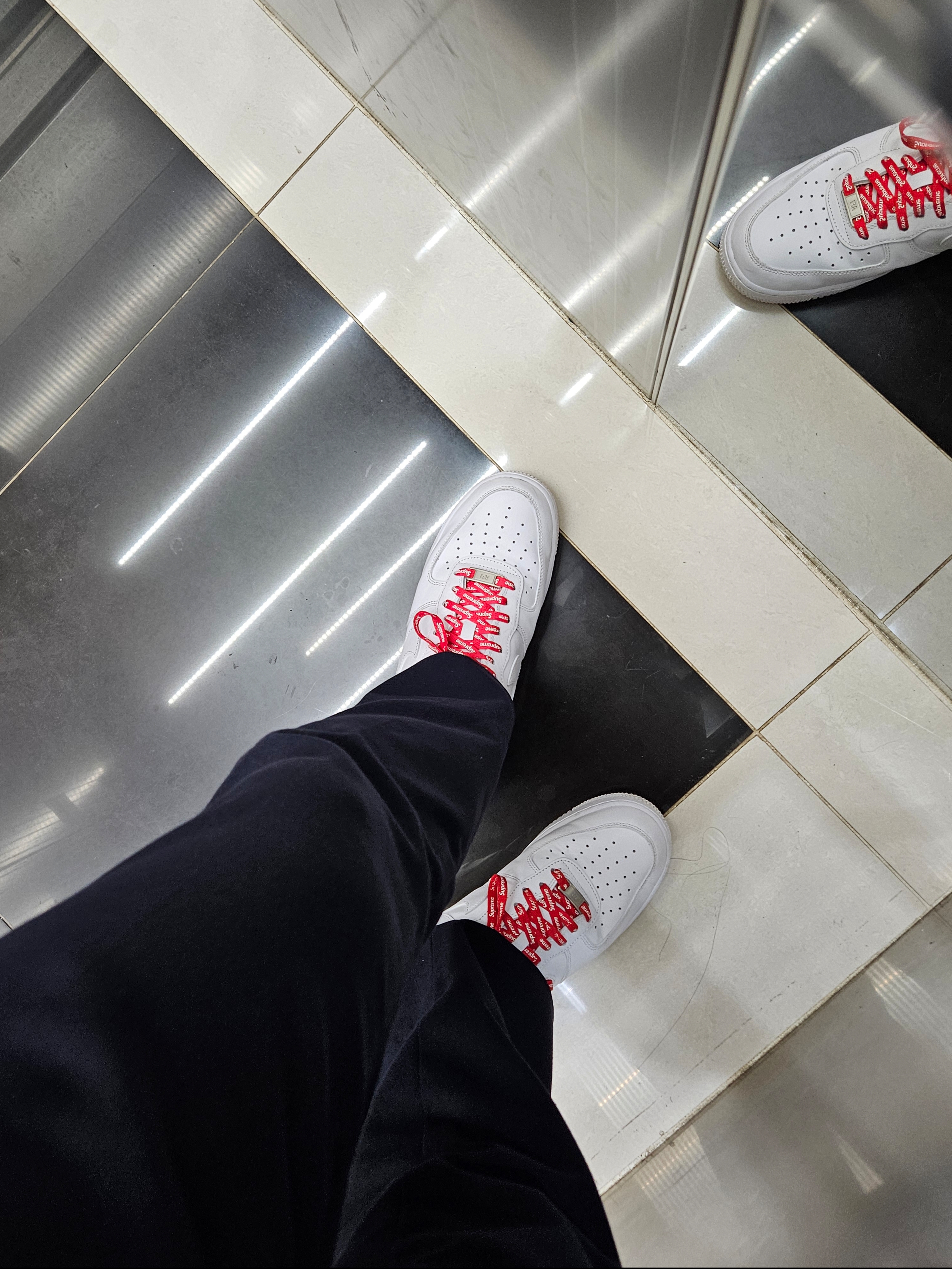 Nike Air Force 1 '07 Low White 착용 스타일
