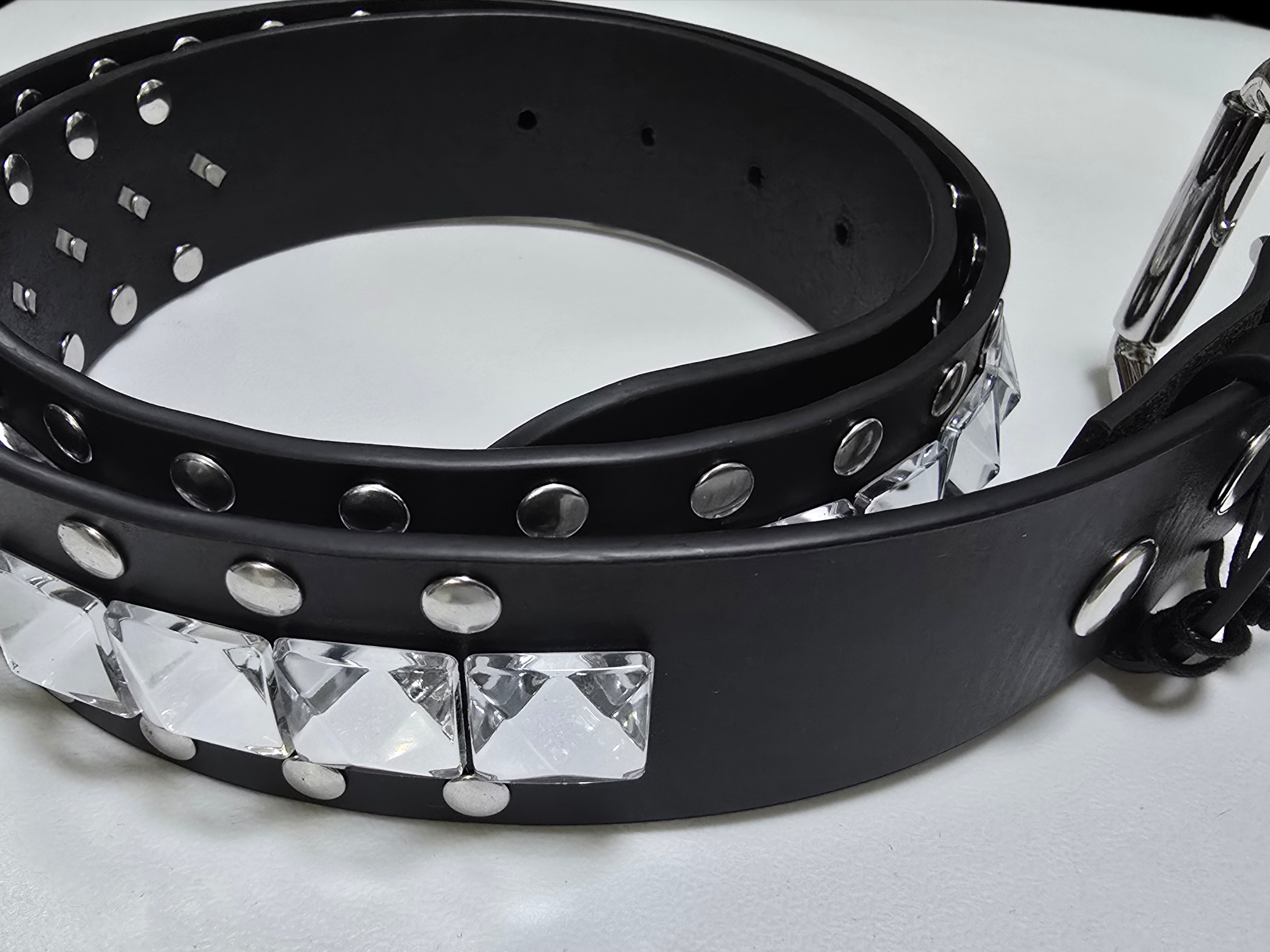Supreme x Number (N)ine Studded Belt Black - 25FW 착용 스타일
