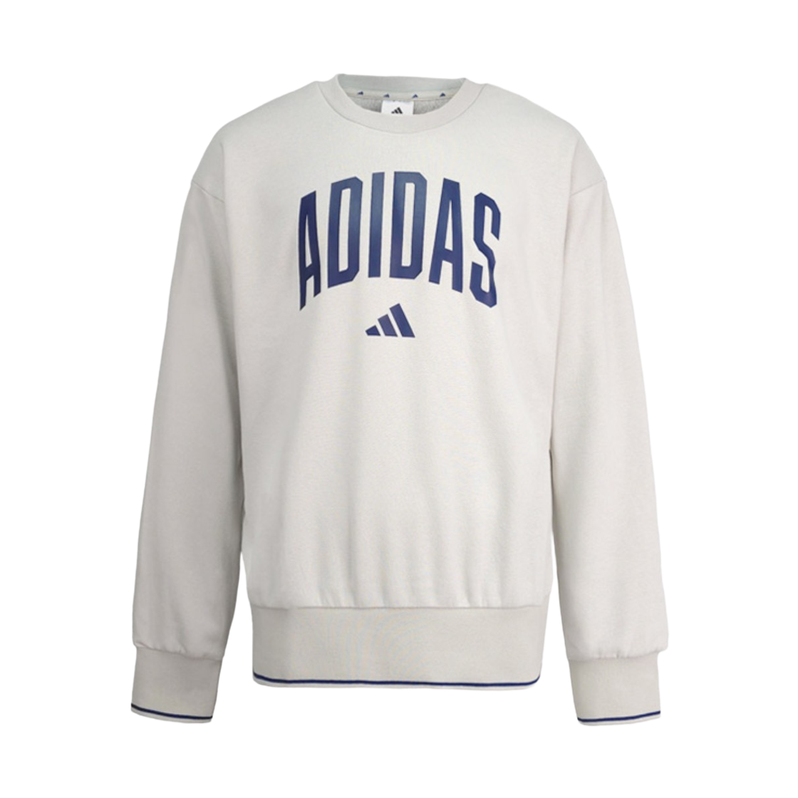 JM1732 Adidas Collegiate Sweat Beige Dark Blue - KR Sizing
