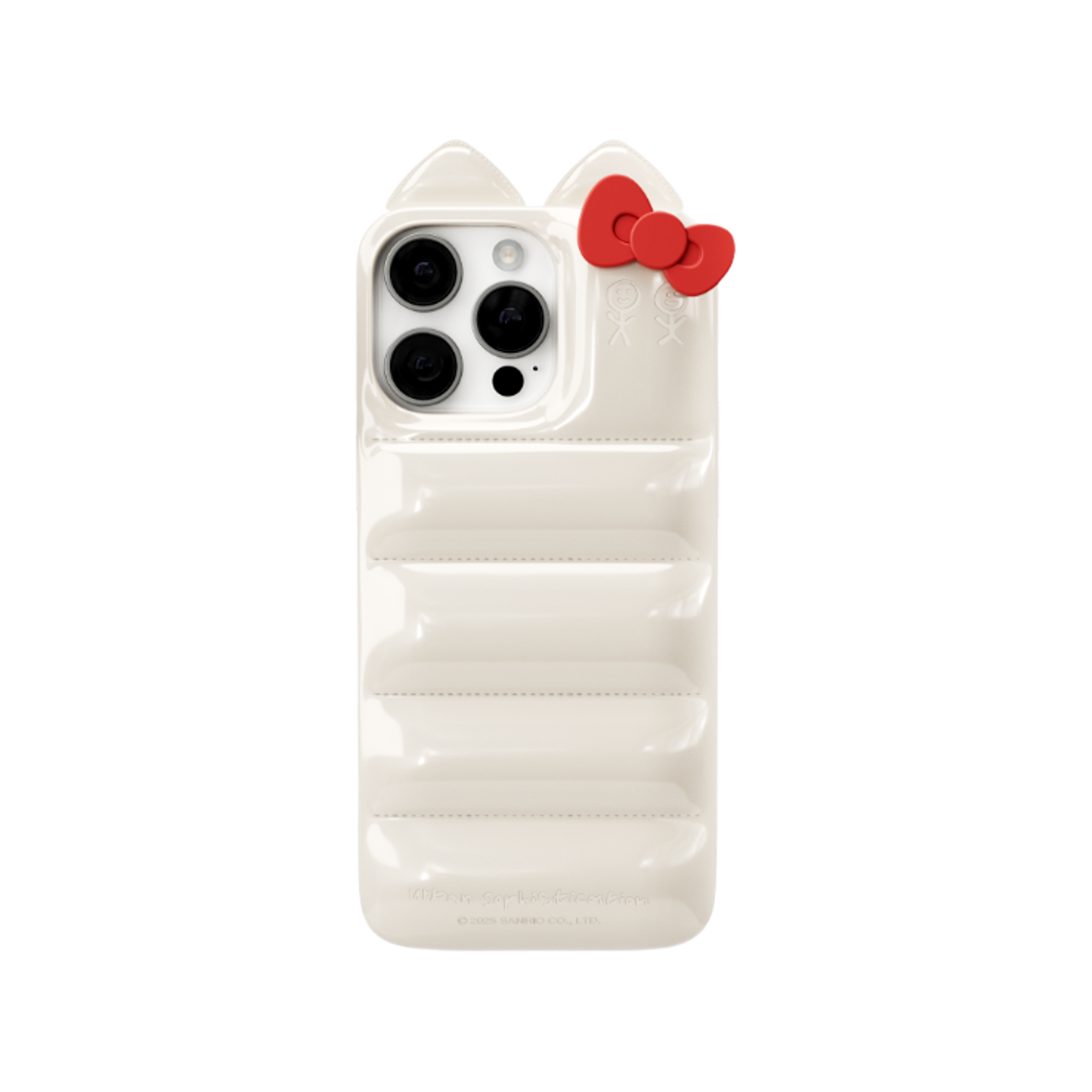 어반소피스티케이션 x 산리오 더 퍼퍼 케이스 헬로 키티 화이트(Urbansophistication x Sanrio The Puffer Case Hello Kitty White)