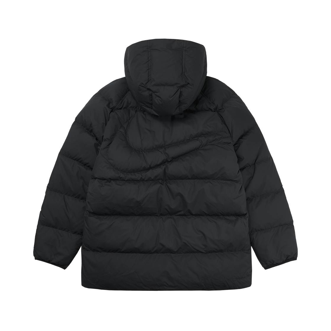 나이키 NSW 클럽 써마핏 루즈핏 파카 블랙 - 아시아(Nike NSW Club Therma-Fit Loose Fit Parka Black - Asia) - 2