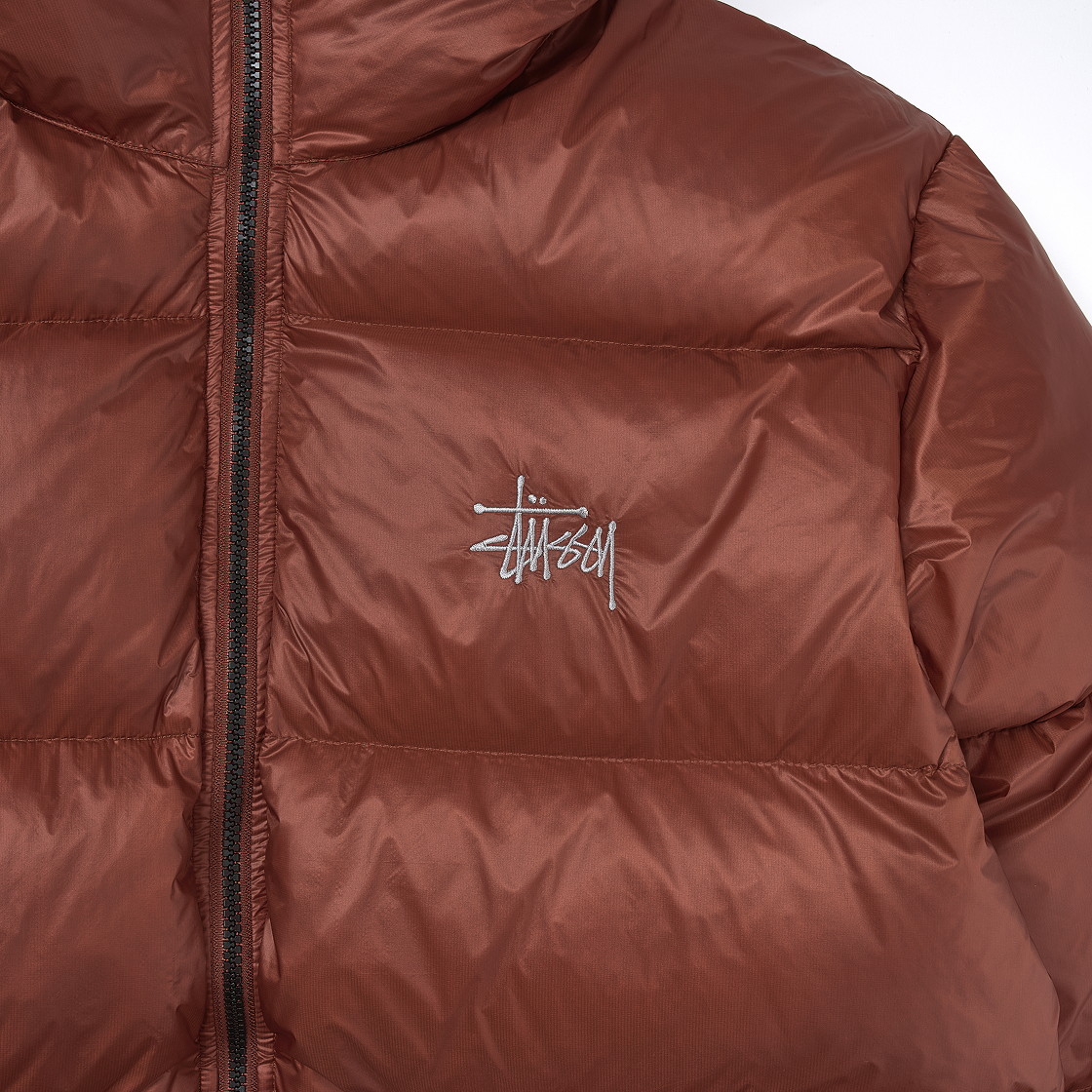 스투시 마이크로 립스탑 다운 파카 브릭(Stussy Micro Ripstop Down Parka Brick) - 3