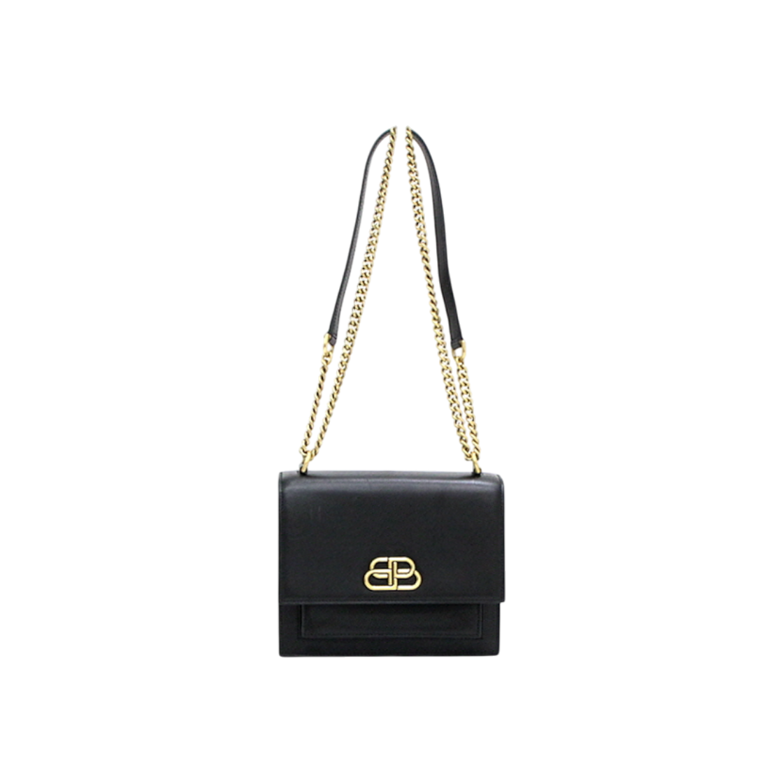 발렌시아가 580641 블랙 BB 샤프 체인 사첼 숄더백 겸 크로스백aa58944(Balenciaga Black BB Sharp Chain Satchel Shoulder Bag & Crossbody)