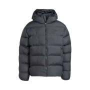 Adidas Originals Tonal Hooded Puffer Jacket Black Black - KR Sizing