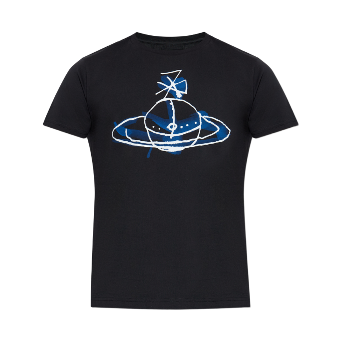3G01003X-J001M-N401 Vivienne Westwood T-Shirt with Logo Black