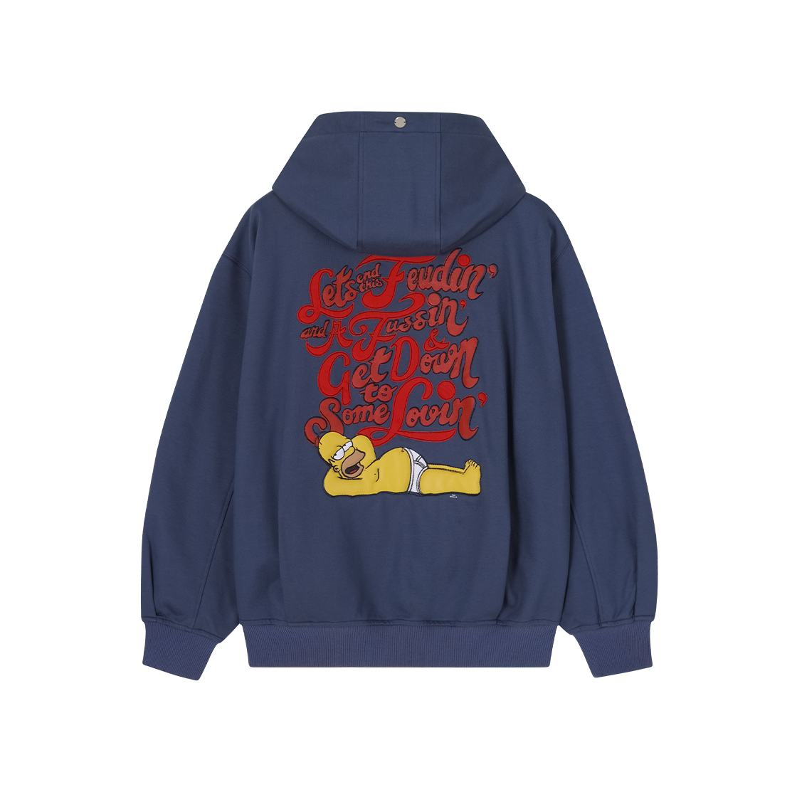 SH6TS683BL SONGZIO HOMME Lovin Homer Hood Blue