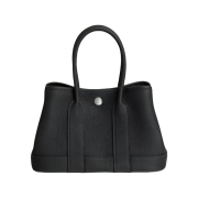 Hermes Neo Garden 23 Bag Togo Calfskin & Palladium Noir