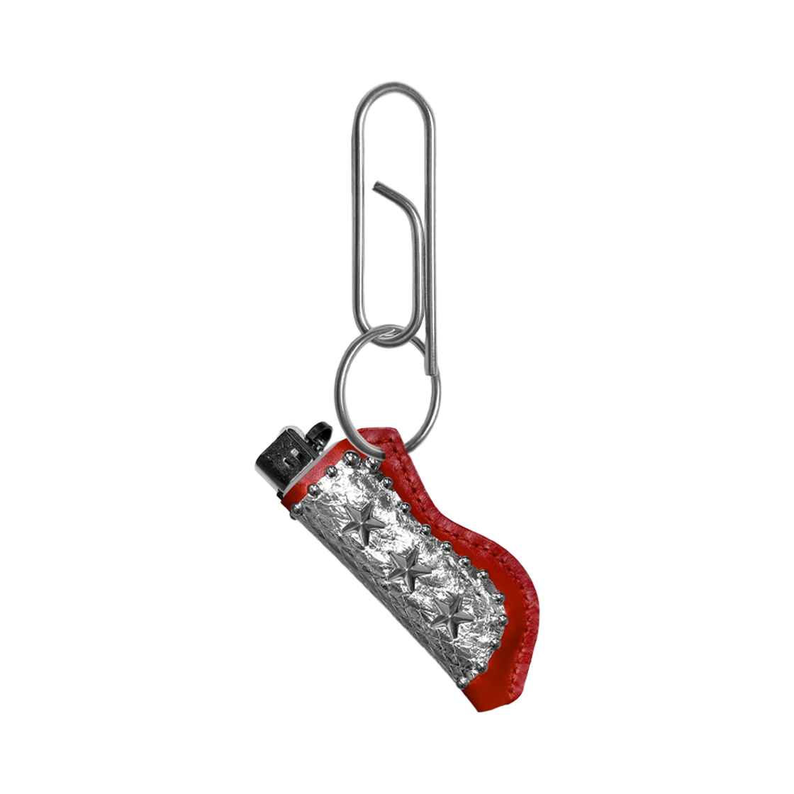 DN-LTR-05 DIRT NAP Three Star Lighter Holder Keyring Red