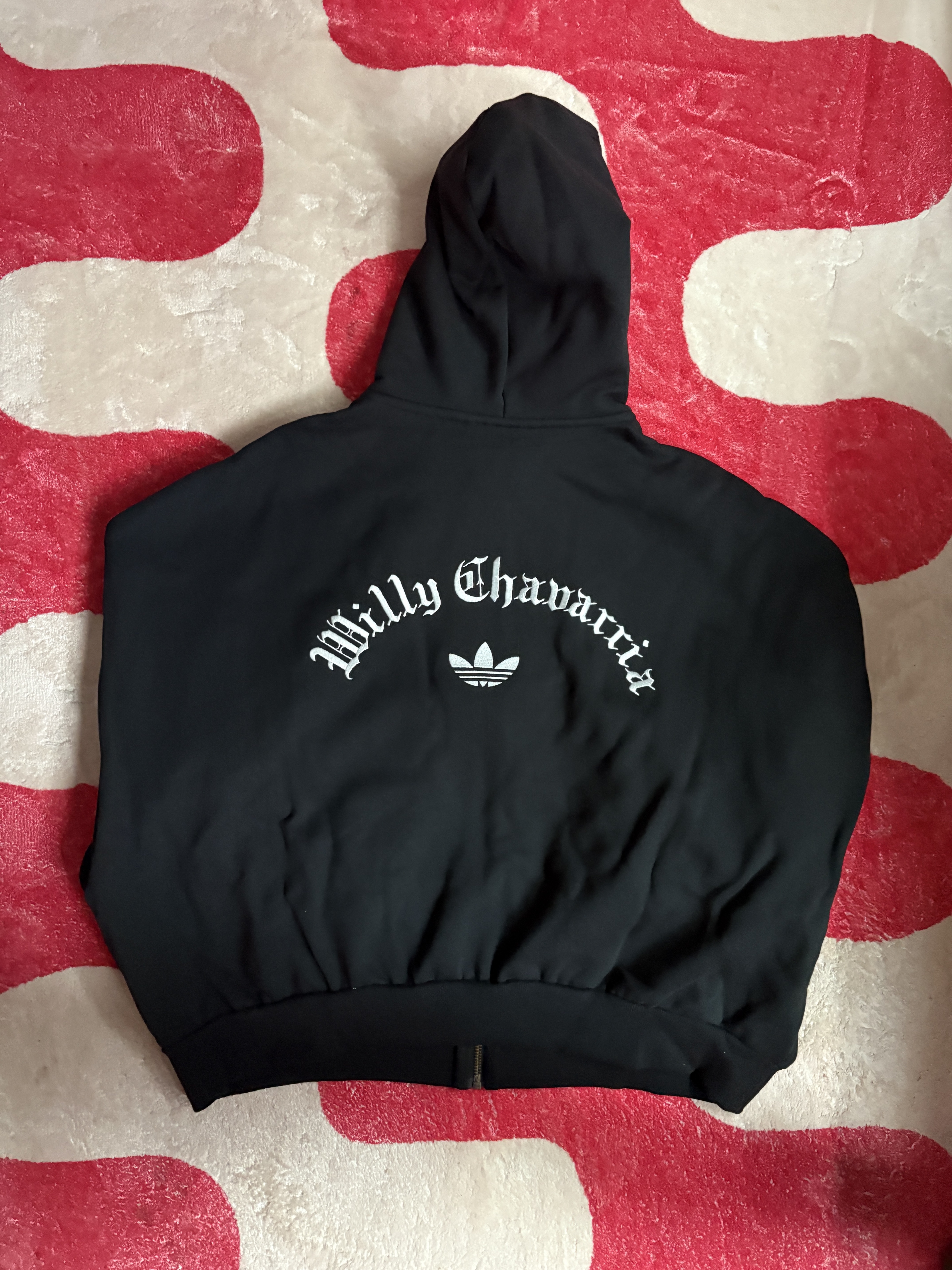 Adidas x Willy Chavarria Chavarria Heavyweight Zip Hoodie Black - KR Sizing, Supreme Gore-Tex Earflap Cap Black - 24FW 착용 스타일 - 3