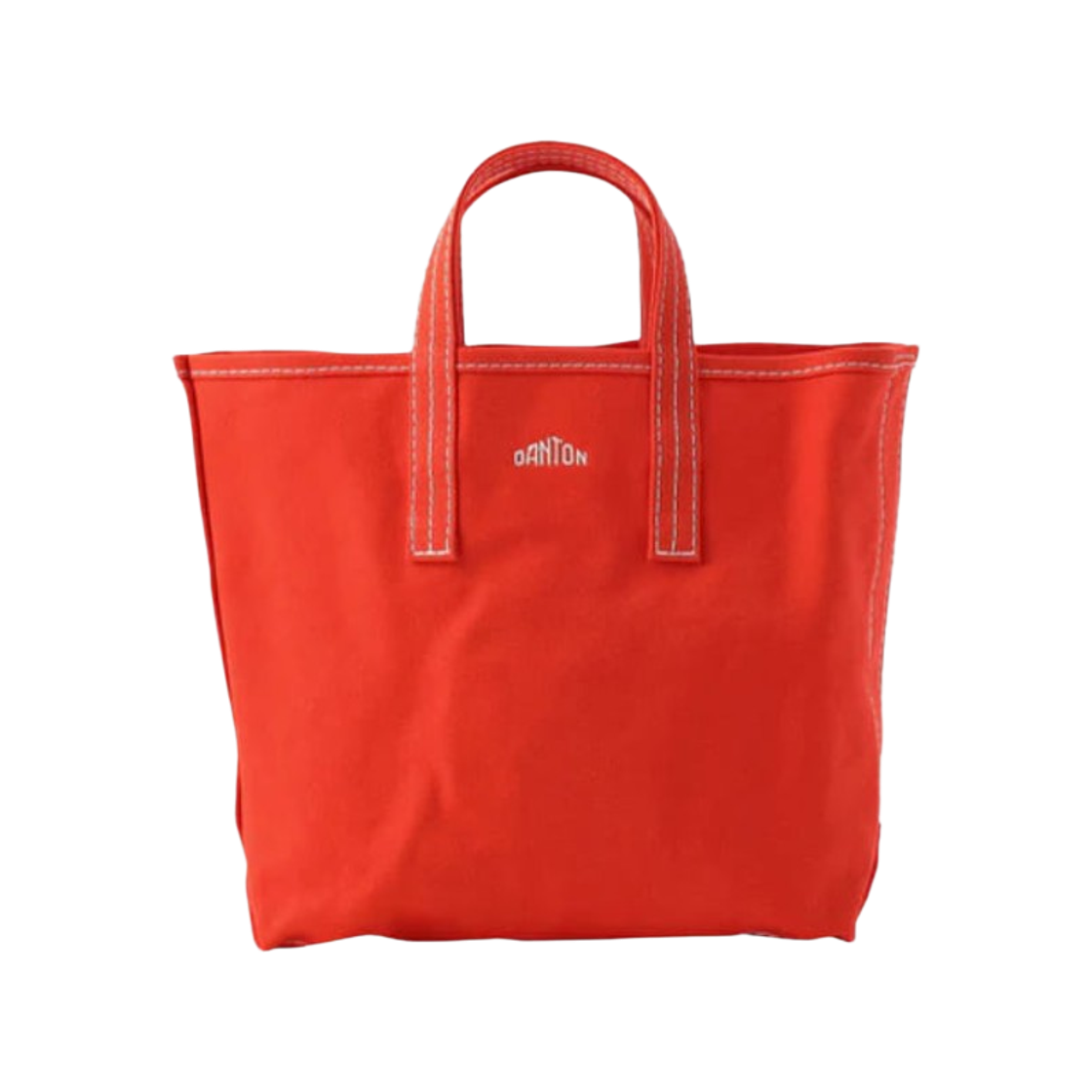 단톤 보주 모옌 코튼 캔버스 토트백 스칼렛(Danton Vosges Moyen Cotton Canvas Tote Bag Scarlet)
