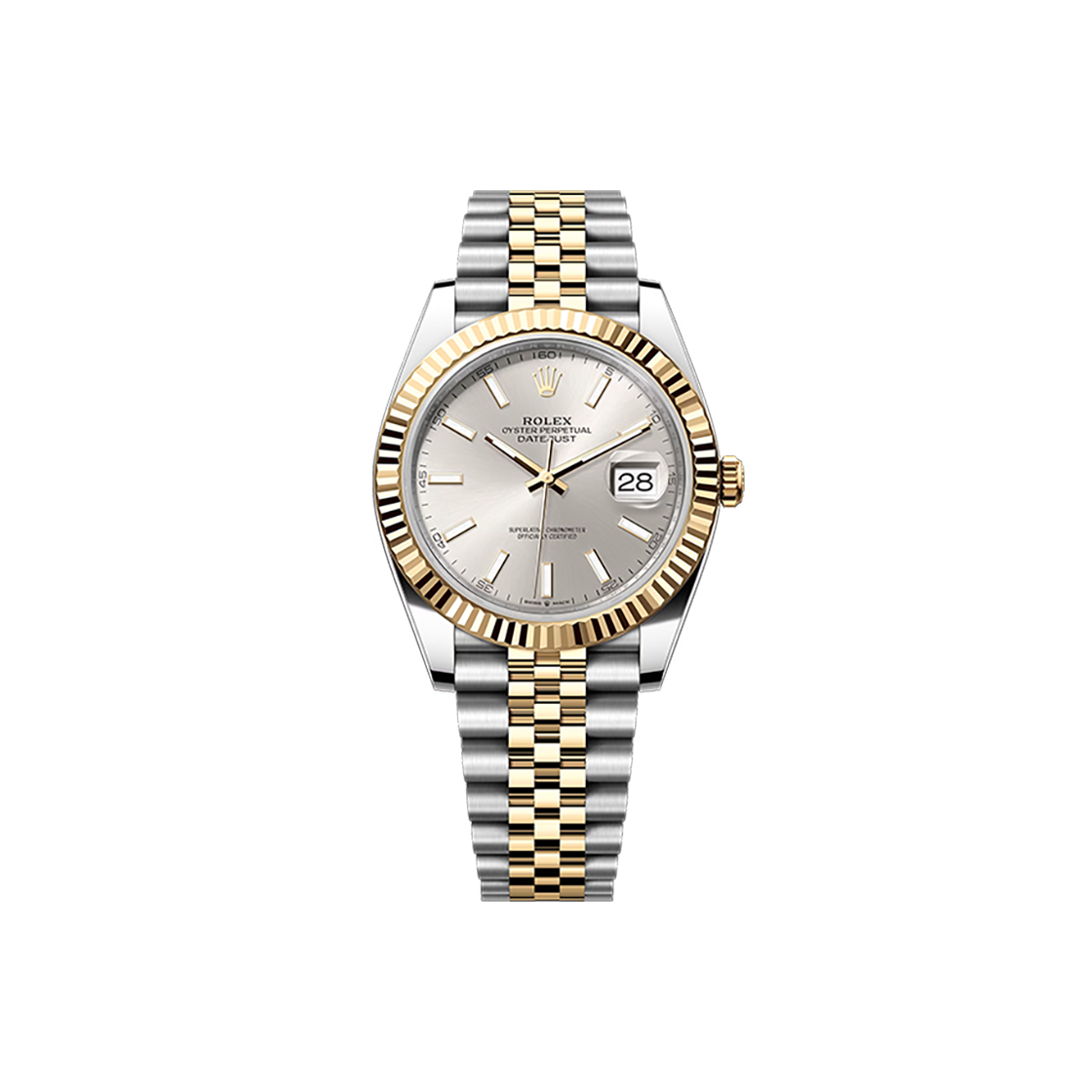 ITFTVKFRSMP9 Rolex Datejust 41 - 126333 Silver Bar Jubilee No. 7061