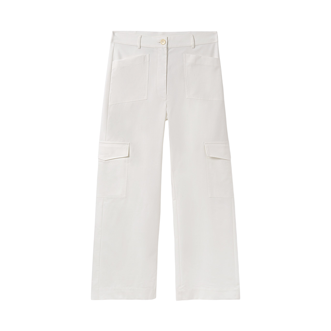 (W) 기마구아스 오드리 트라우저 화이트((W) Gimaguas Audrey Trousers White)