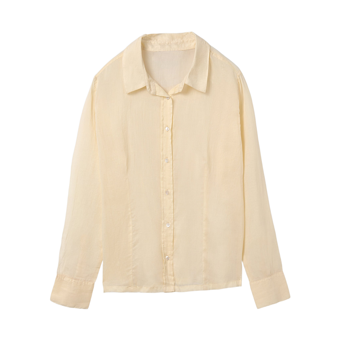 (W) 기마구아스 카로 셔츠 베이지((W) Gimaguas Caro Shirt Beige)