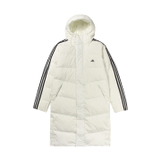 Adidas Must Have 3S Regular Fit Long Down Jacket Off White - KR Sizing
