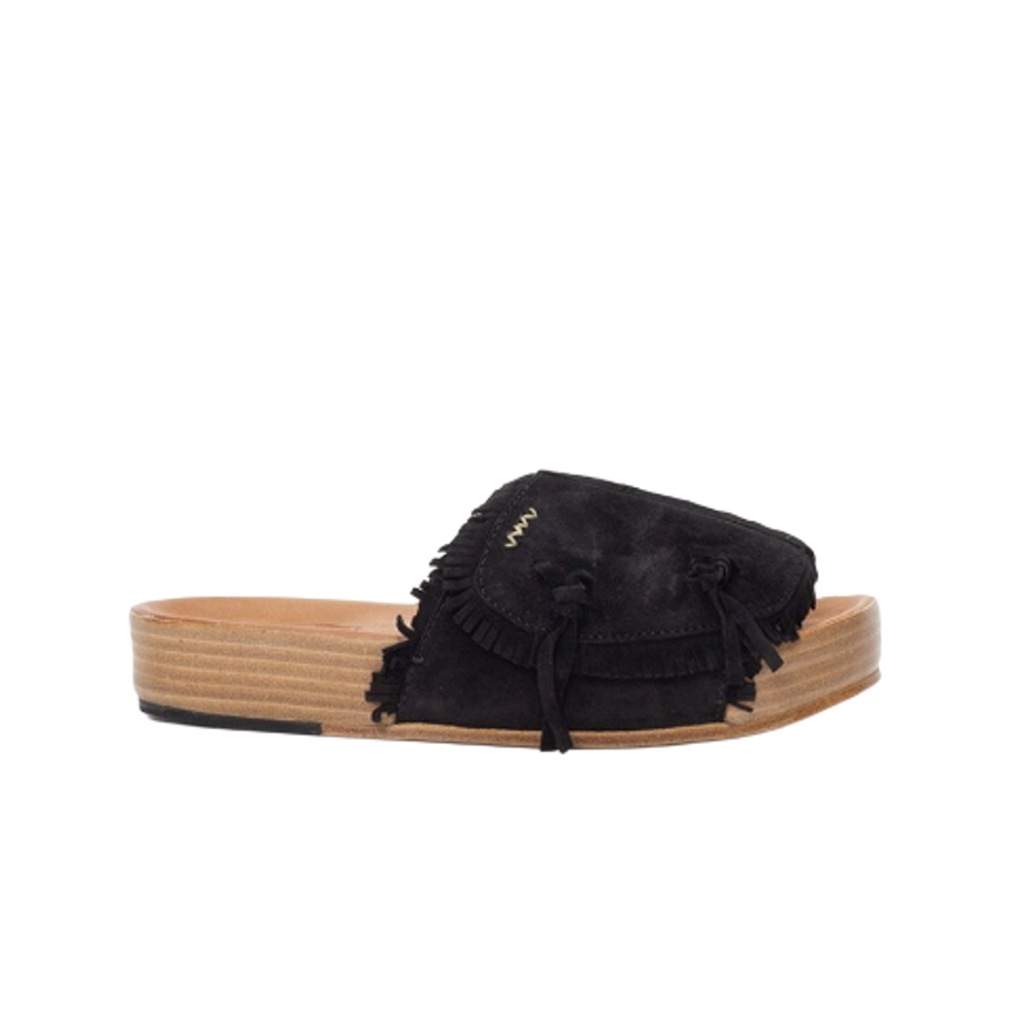 0325102002002 (W) Visvim Christo Shaman Folk Black - 25SS