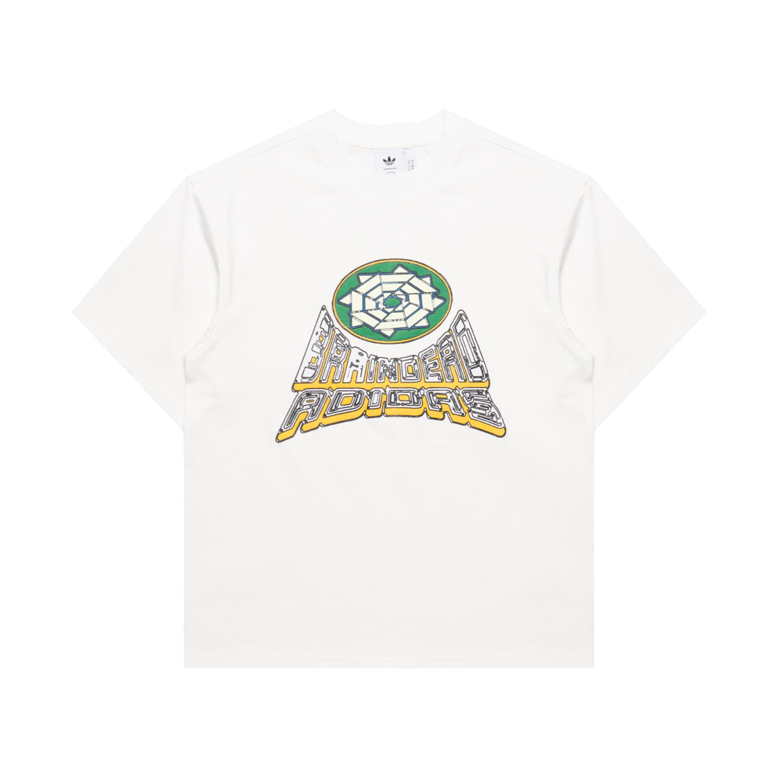 JY8688 Adidas x Brain Dead T-Shirt Core White - US Sizing