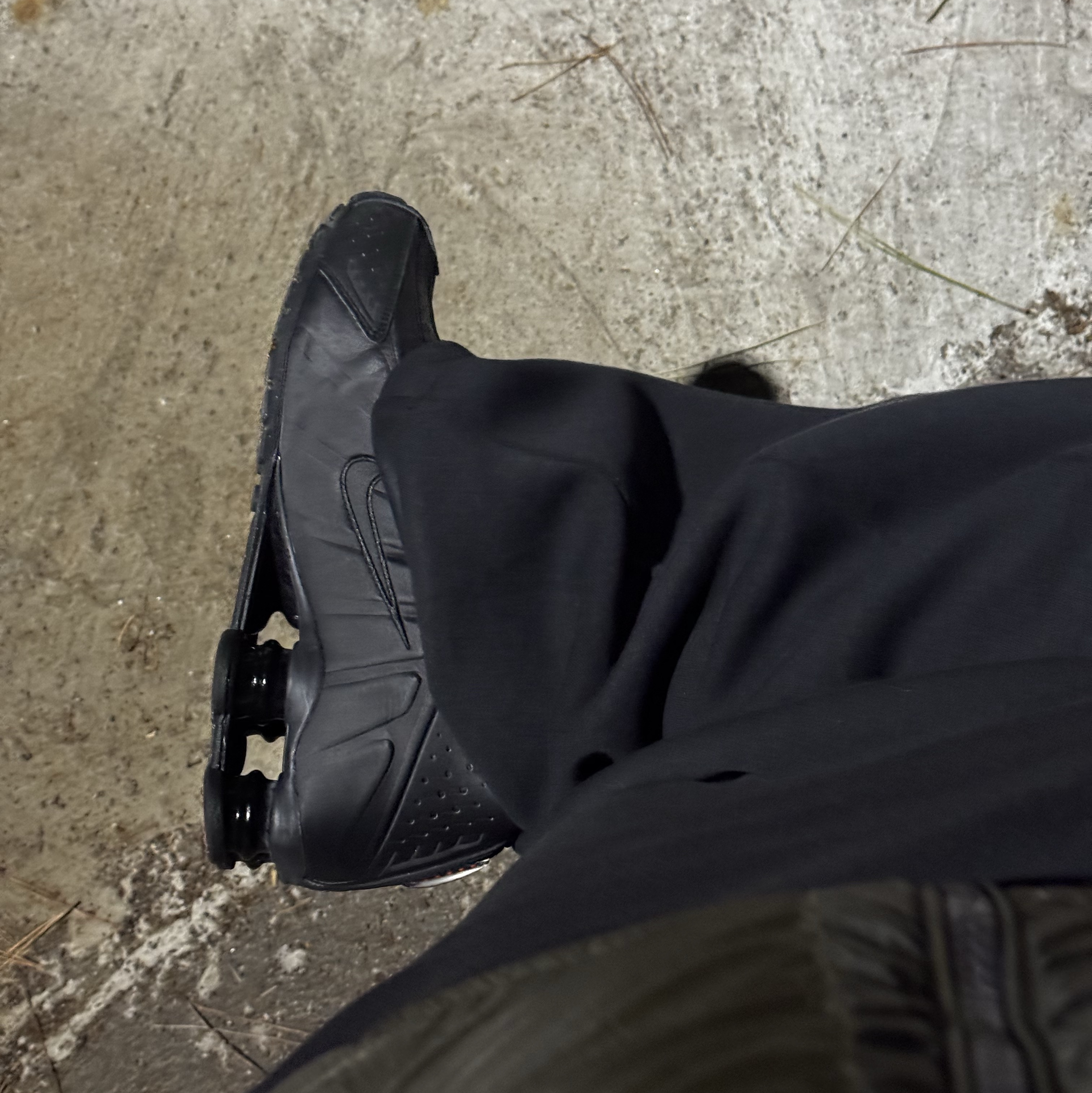 (W) Nike Shox R4 Black 착용 스타일