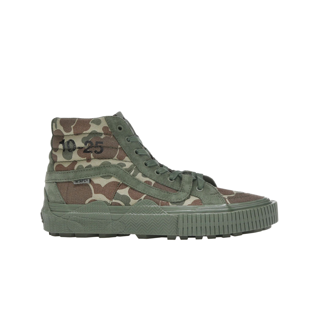 VN000MYGDP0 Vans x OAMC x WTAPS OTW Sk8-Hi GL Lug Camo Green