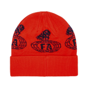 Fucking Awesome Flea The World Beanie Blood Orange