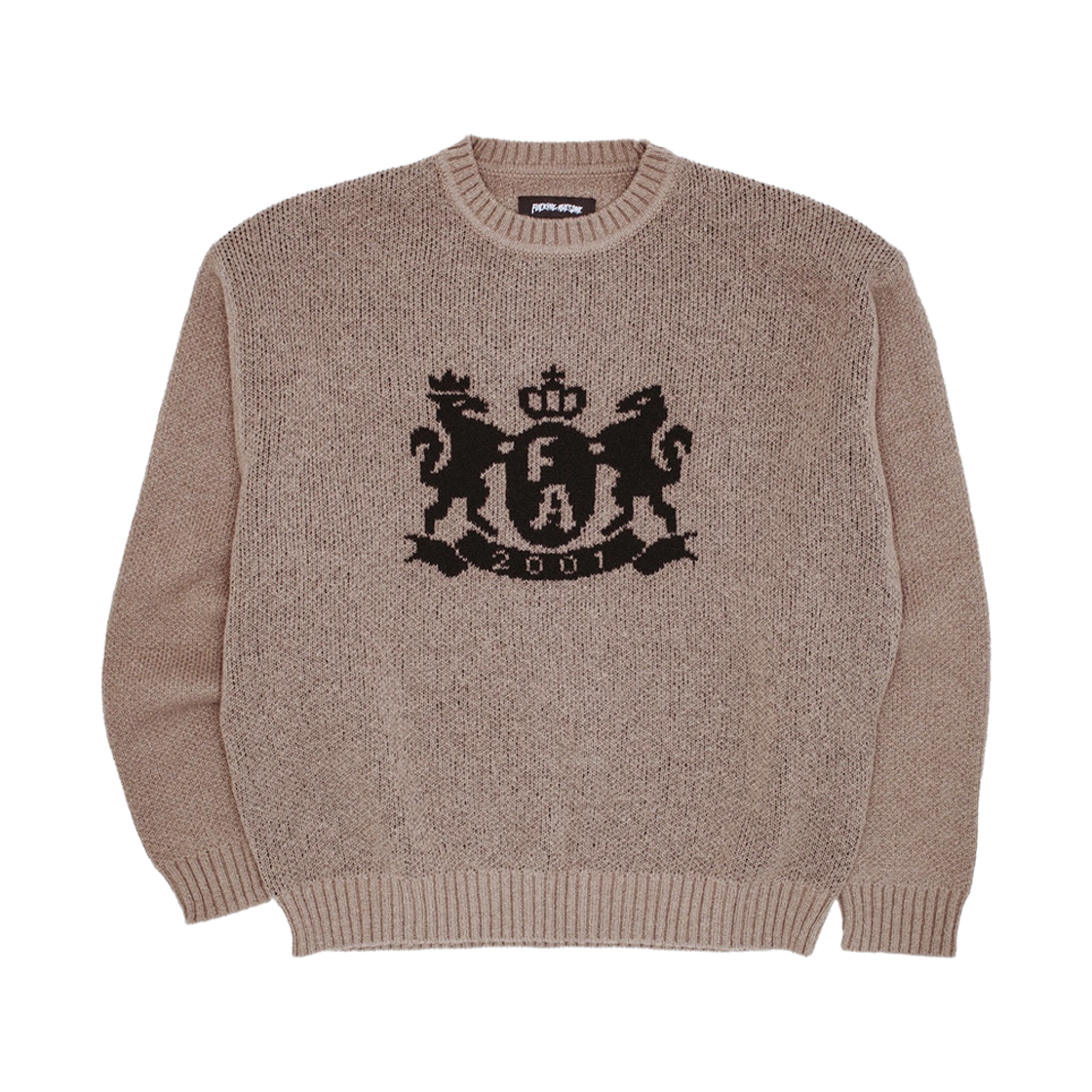 퍼킹 어썸 크레스트 스웨터 브라운(Fucking Awesome Crest Sweater Brown)