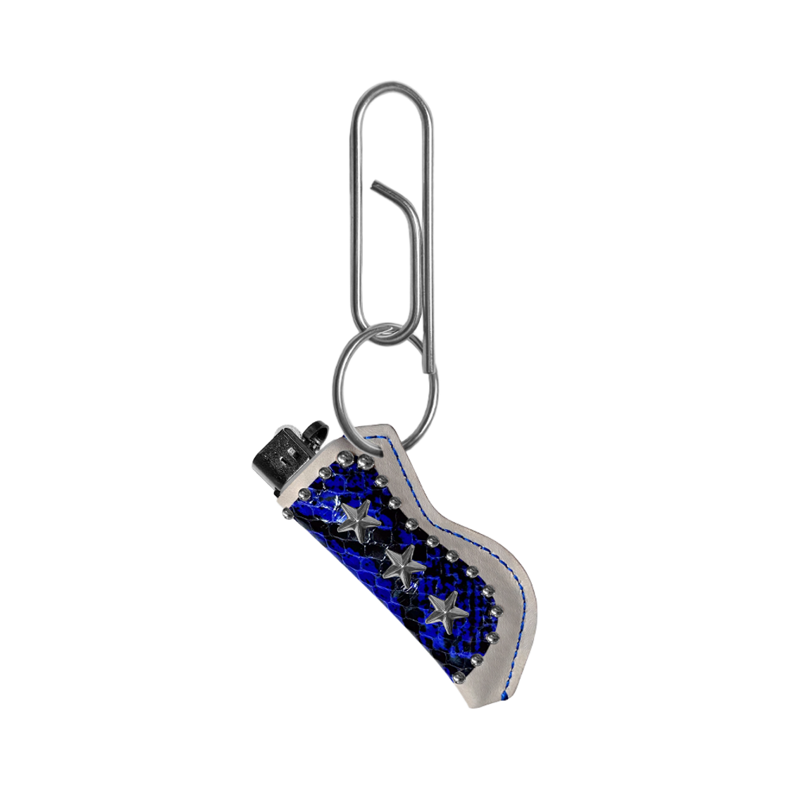 DN-LTR-06 DIRT NAP Three Star Lighter Holder Keyring Blue