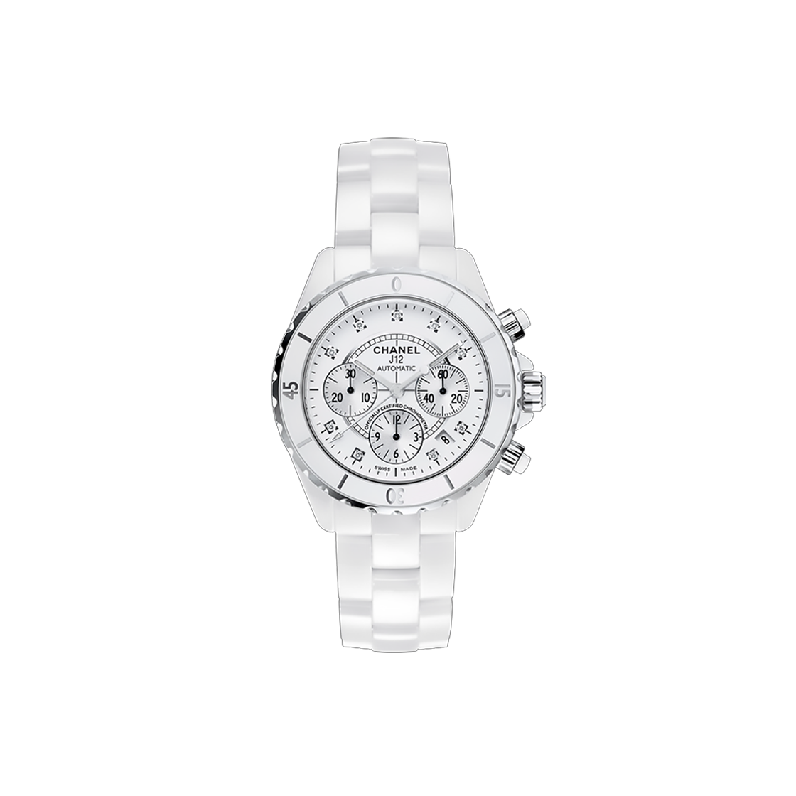 ITBHP6I2JOBK Chanel J12 Chronograph 41-H2009 White 9P + Bar NO.7066