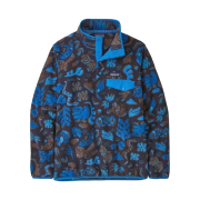 (W) Patagonia Lightweight Synchilla Snap-T Fleece Pullover Across Oceans Pitch Blue