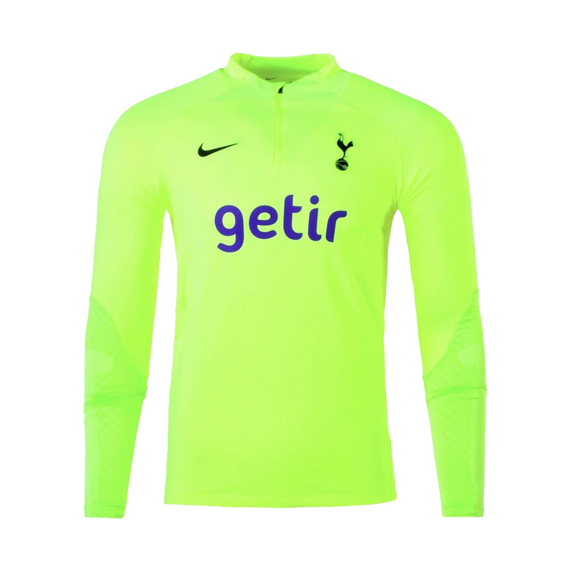 나이키 토트넘 홋스퍼 2022/23 드라이핏 1/4 집 드릴 탑 볼트 (DM2460-702) (논 마킹 버전)(Nike Tottenham Hotspur 2022/23 Dri-Fit 1/4 Zip Drill Top Volt (DM2460-702) (Non Marking Ver.))