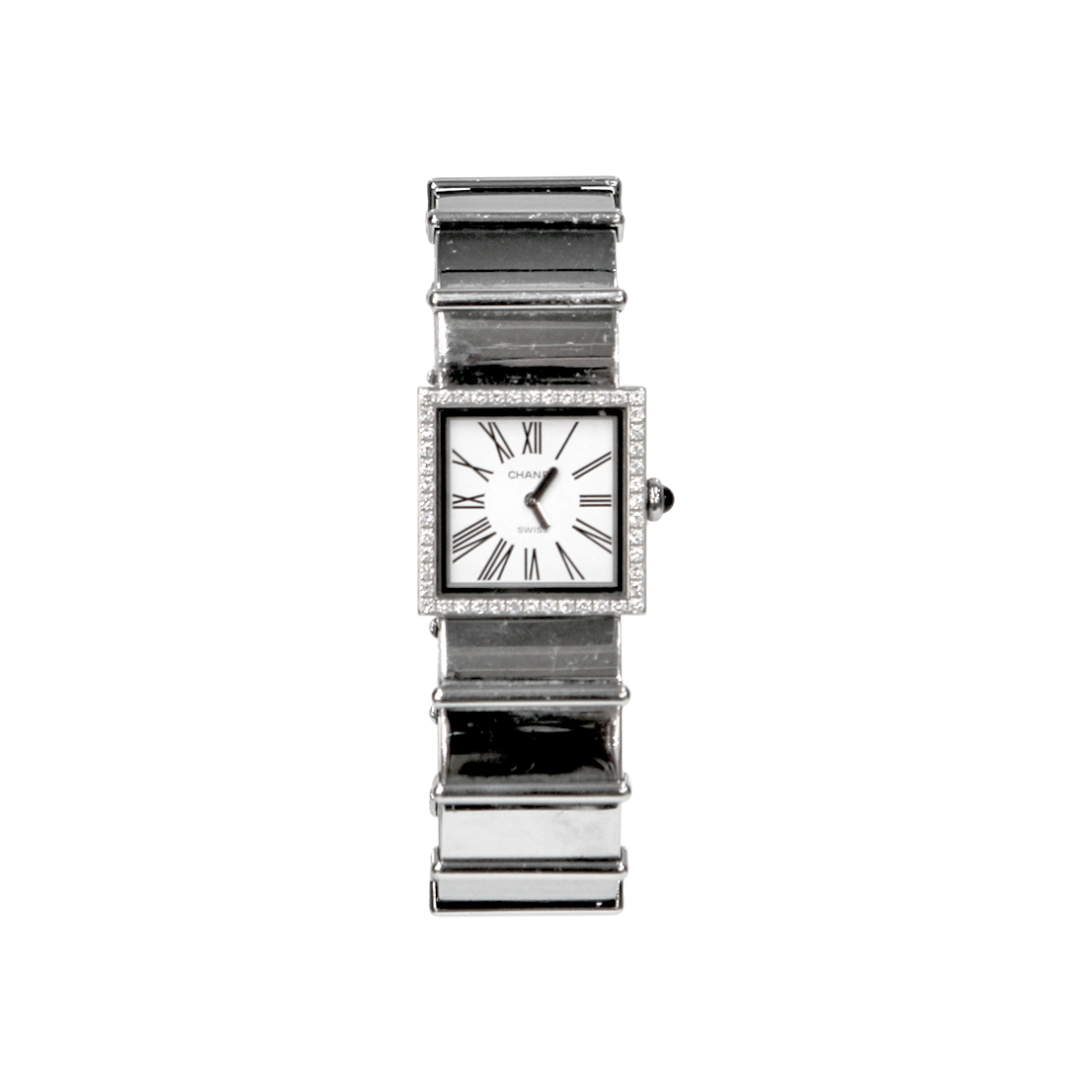샤넬 22mm 마드모아젤 쿼츠 실버 시계 A-B39966(Chanel 22mm Mademoiselle Quartz Silver Watch A-B39966)