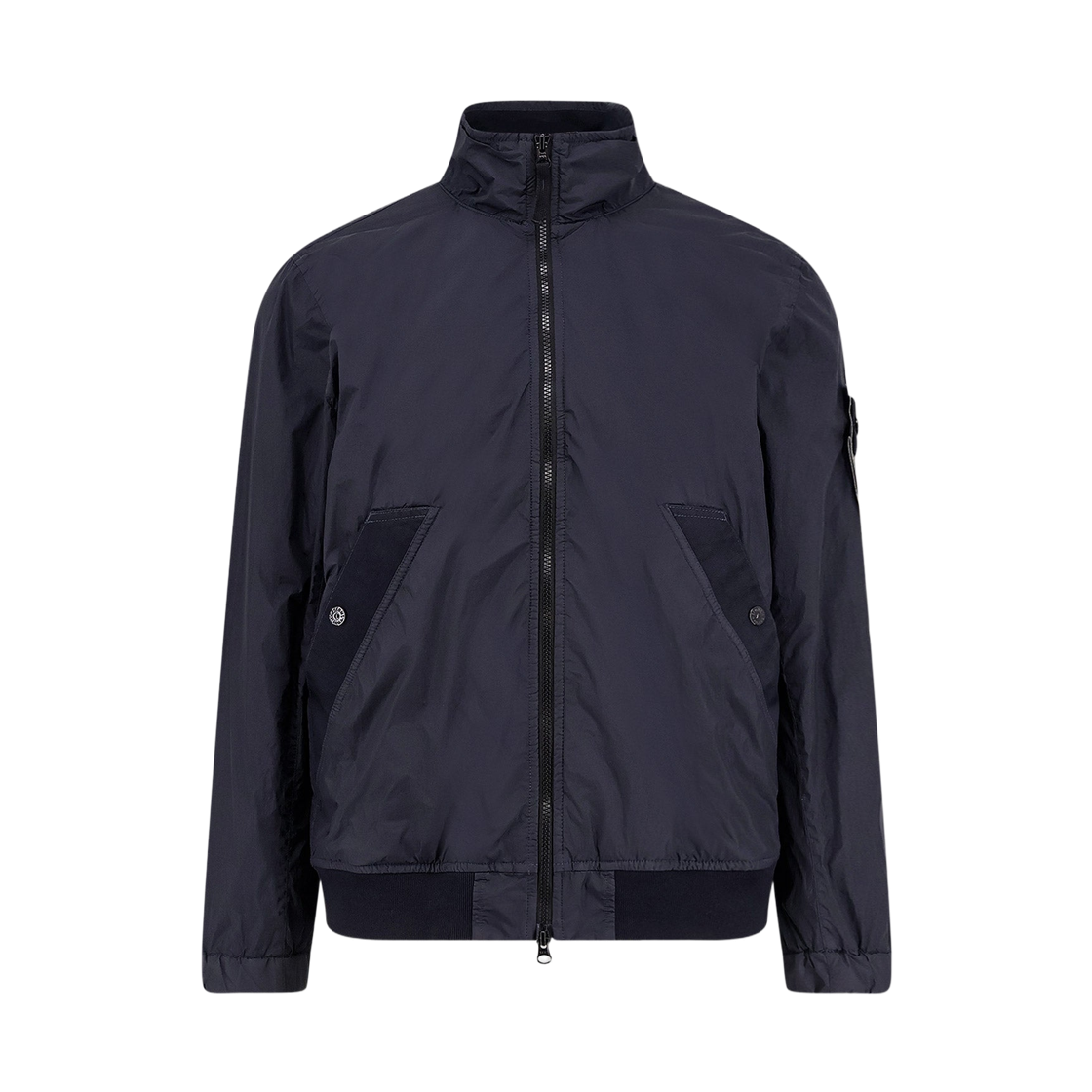 스톤 아일랜드 4100111 가먼트 다이드 크링클 랩스 나일론 블루종 네이비 블루 - 26SS(Stone Island 4100111 Garment Dyed Crinkle Reps Nylon Blouson Navy Blue - 26SS)
