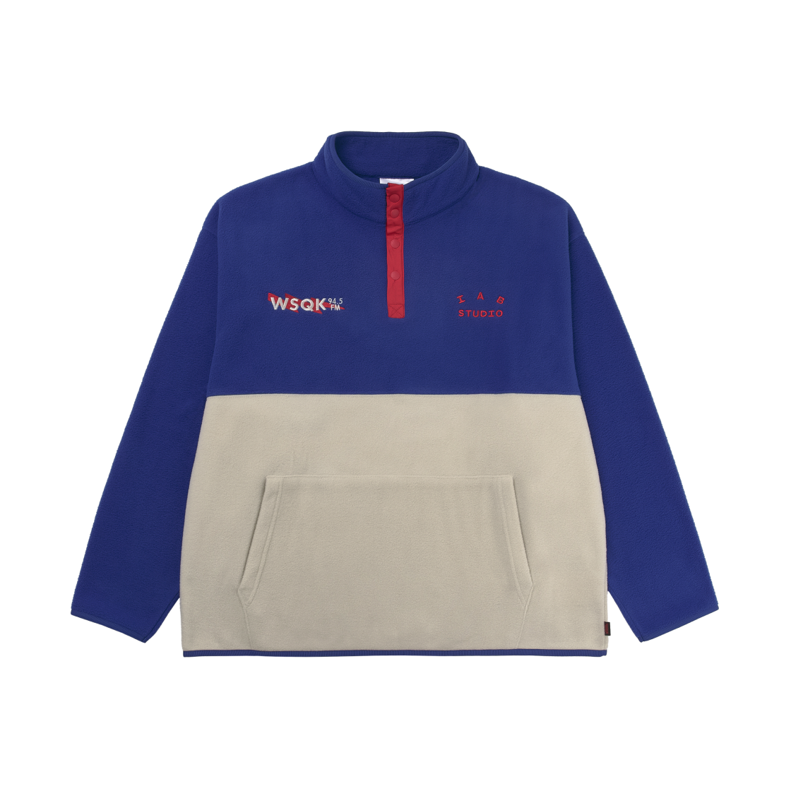 - IAB Studio x Stranger Things The SQUAWK Fleece Blue Ivory