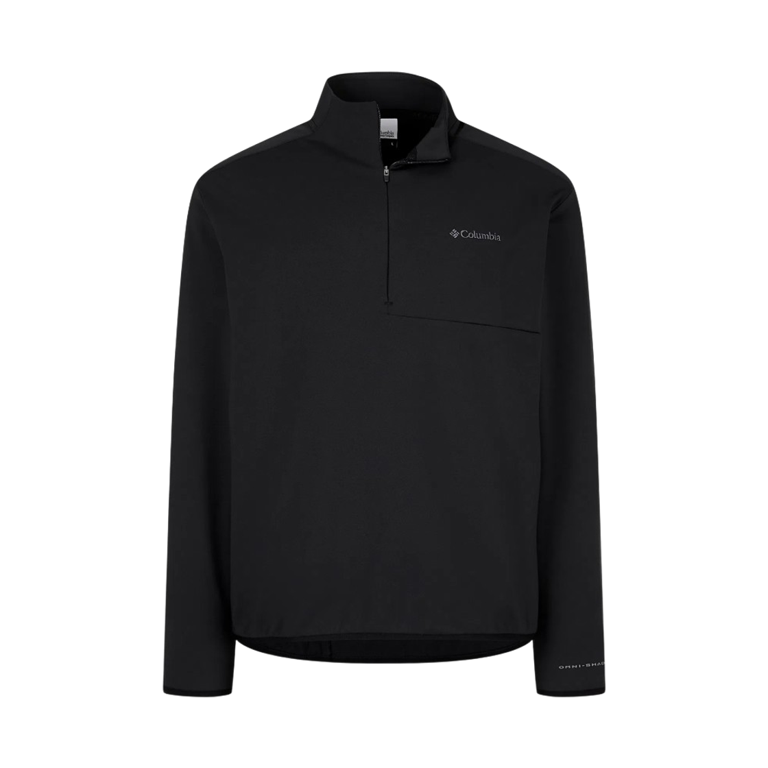 컬럼비아 어드벤처 365 롱슬리브 하프 집 티셔츠 블랙(Columbia Adventure 365 Long Sleeve Half Zip T-Shirt Black)