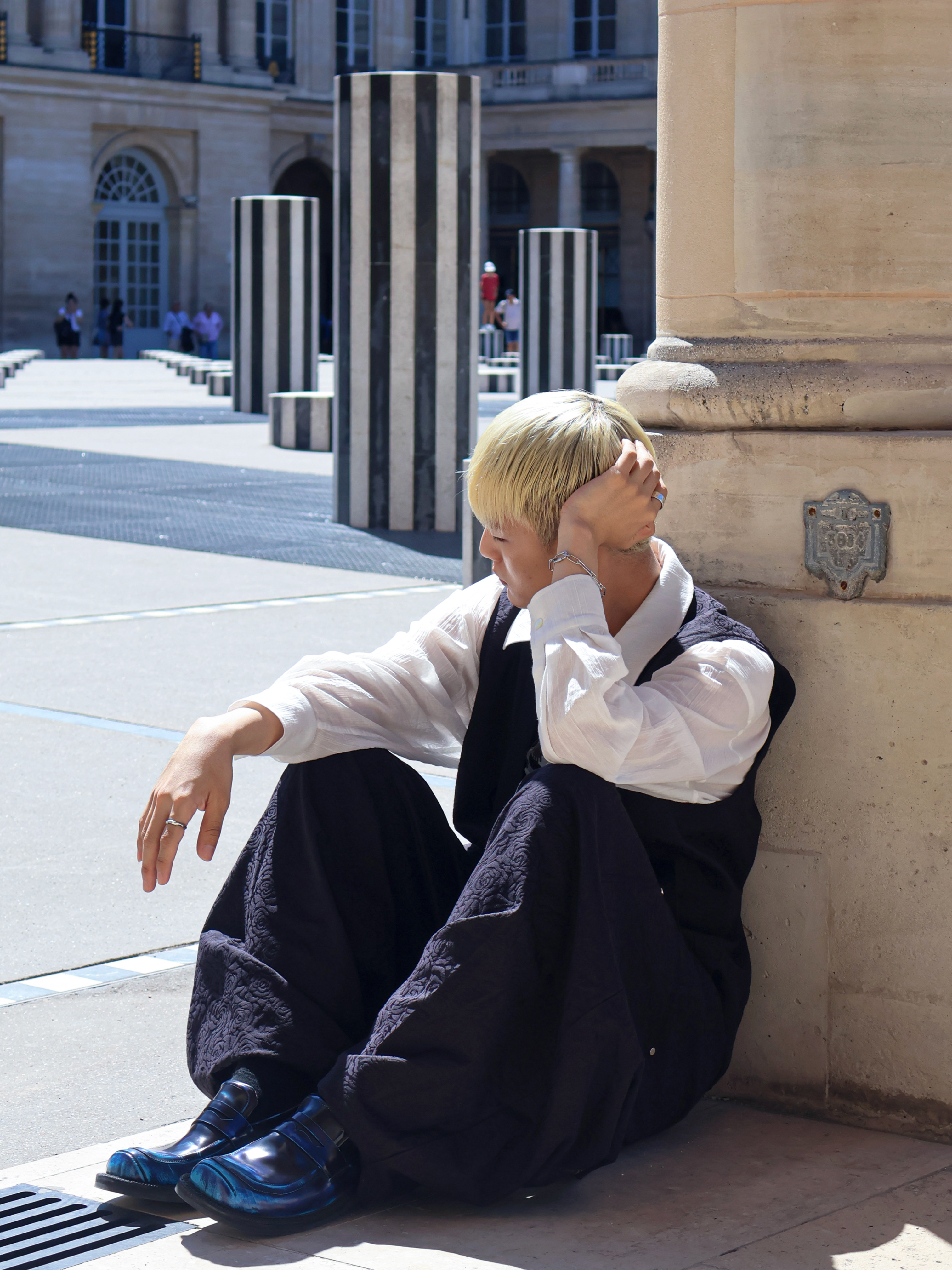 PENNY PLATE M/W Marin Bule Project Loafer 착용 스타일 - 2