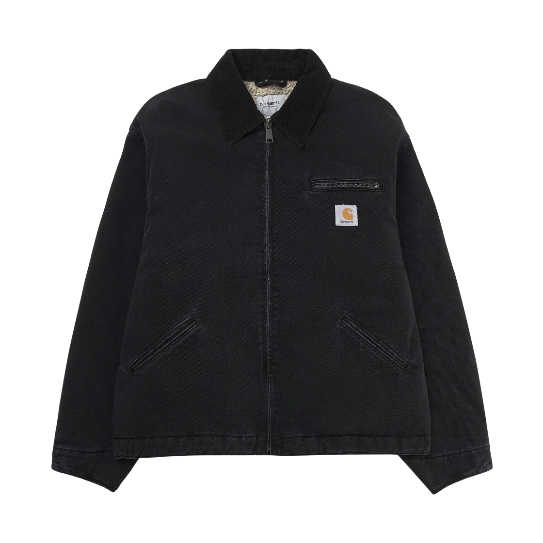 칼하트 WIP OG 디트로이트 자켓 블랙 스톤 워시드(Carhartt WIP OG Detroit Jacket Black Stone Washed)