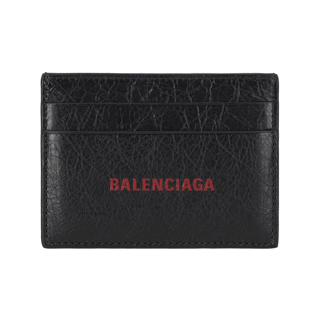 5943092AAOD1065 Balenciaga Cash Card Holder Black Cherry Red