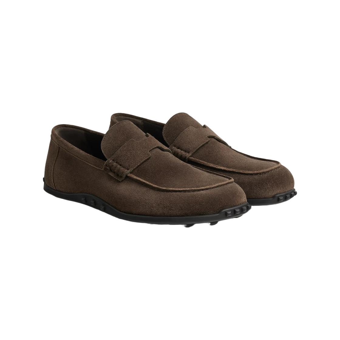 에르메스 레이지 로퍼 스웨이드 카프스킨 & 에꼬르쓰(Hermes Lazy Loafer Suede Calfskin & Ecorce) - 2