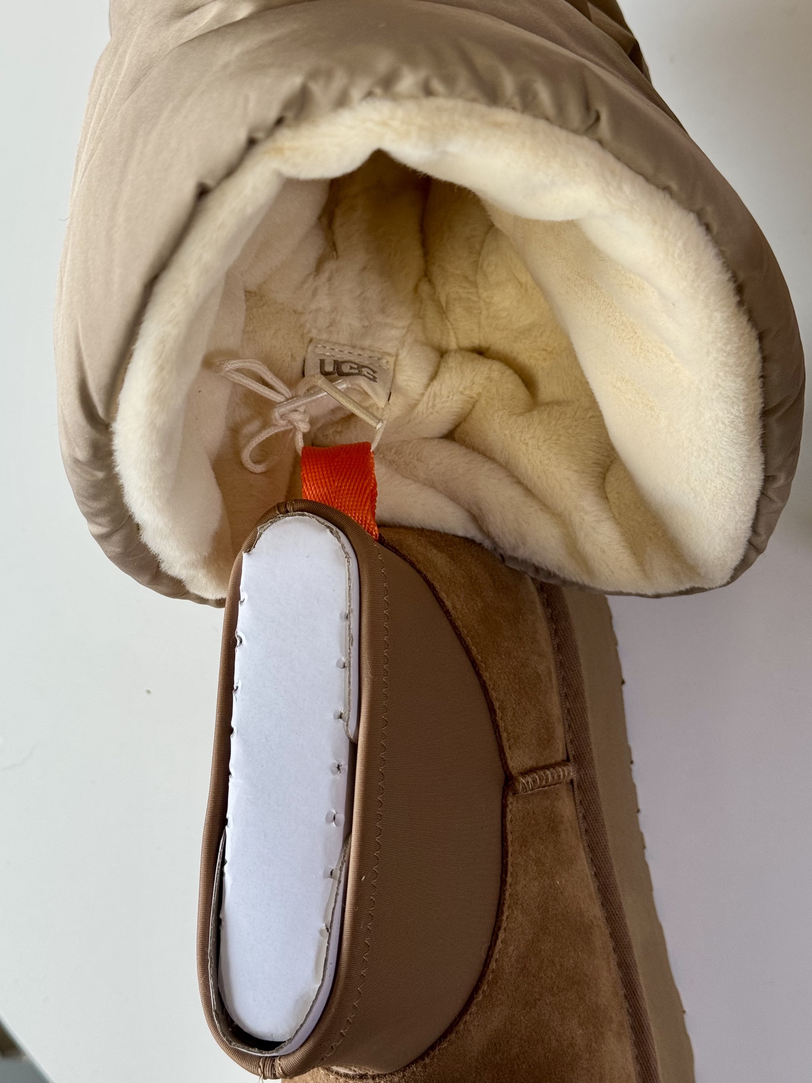 (W) UGG Classic Mini Dipper Puffer Amphora Chestnut, (W) UGG Classic Mini Dipper Puffer Black 착용 스타일 - 6