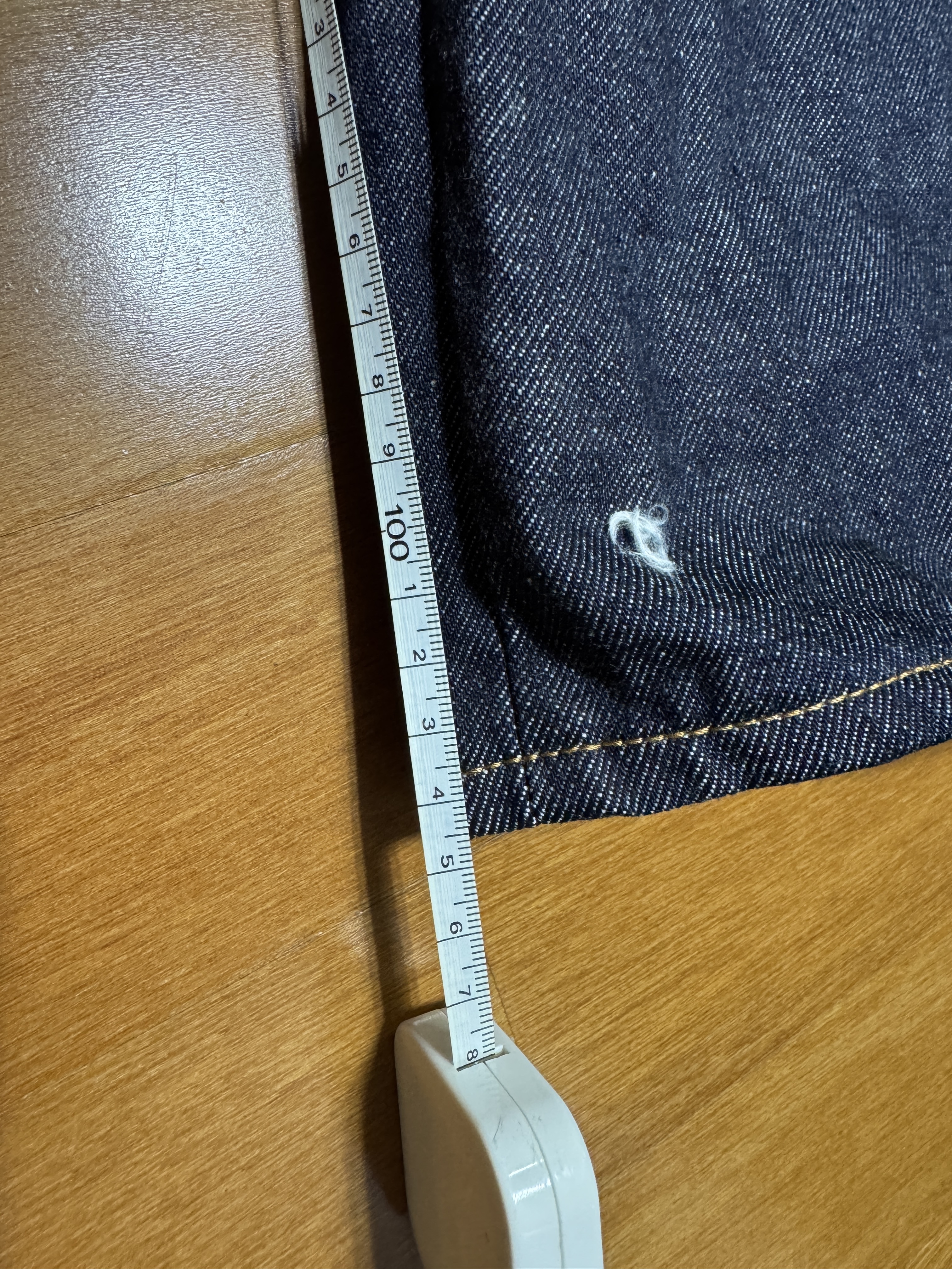 Supreme Rigid Loose Fit Selvedge Jean Rigid Indigo - 25FW 착용 스타일 - 6