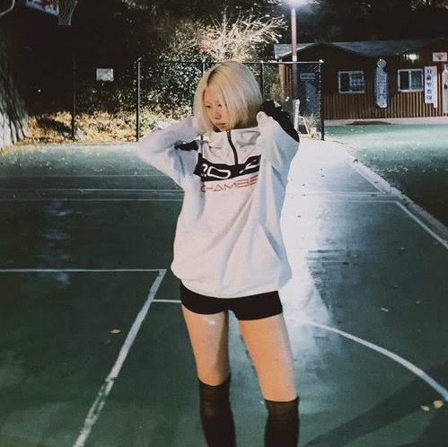 SPORT CHAMBER Guard Hood T-Shirt 1% Gray 착용 스타일 - 3