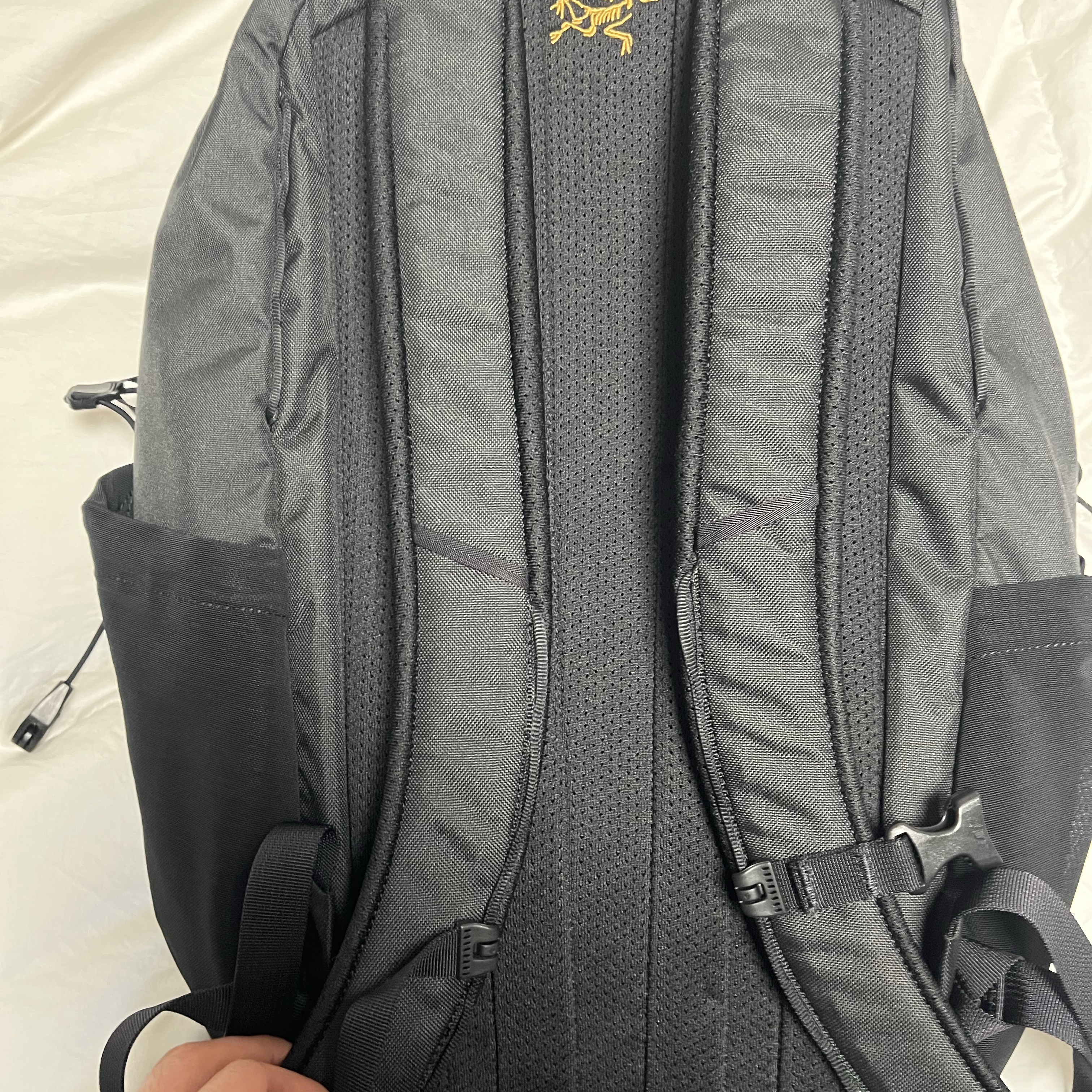 Arc'teryx Mantis 26 Backpack Black 착용 스타일 - 2