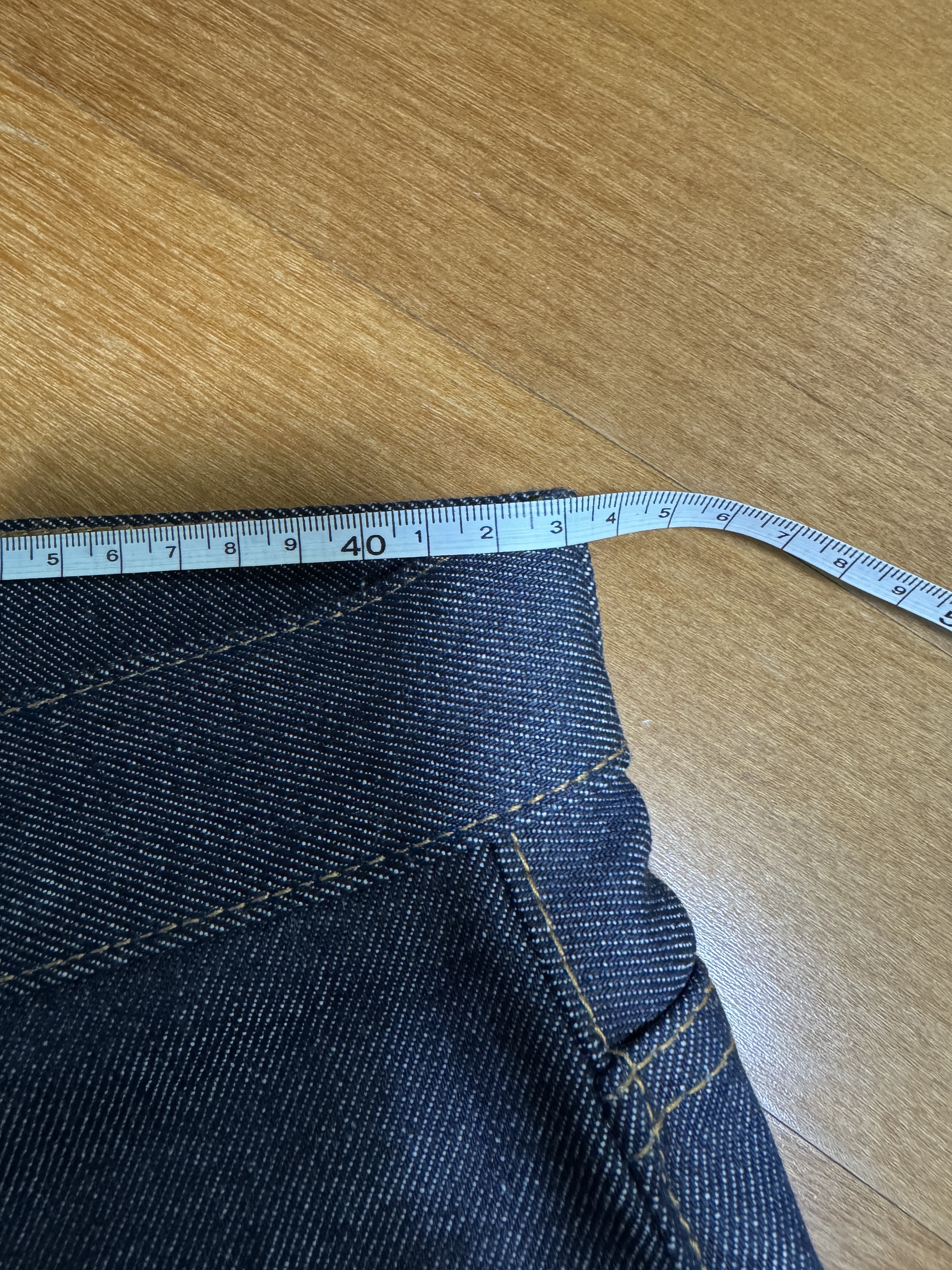 Supreme Rigid Loose Fit Selvedge Jean Rigid Indigo - 25FW 착용 스타일 - 1