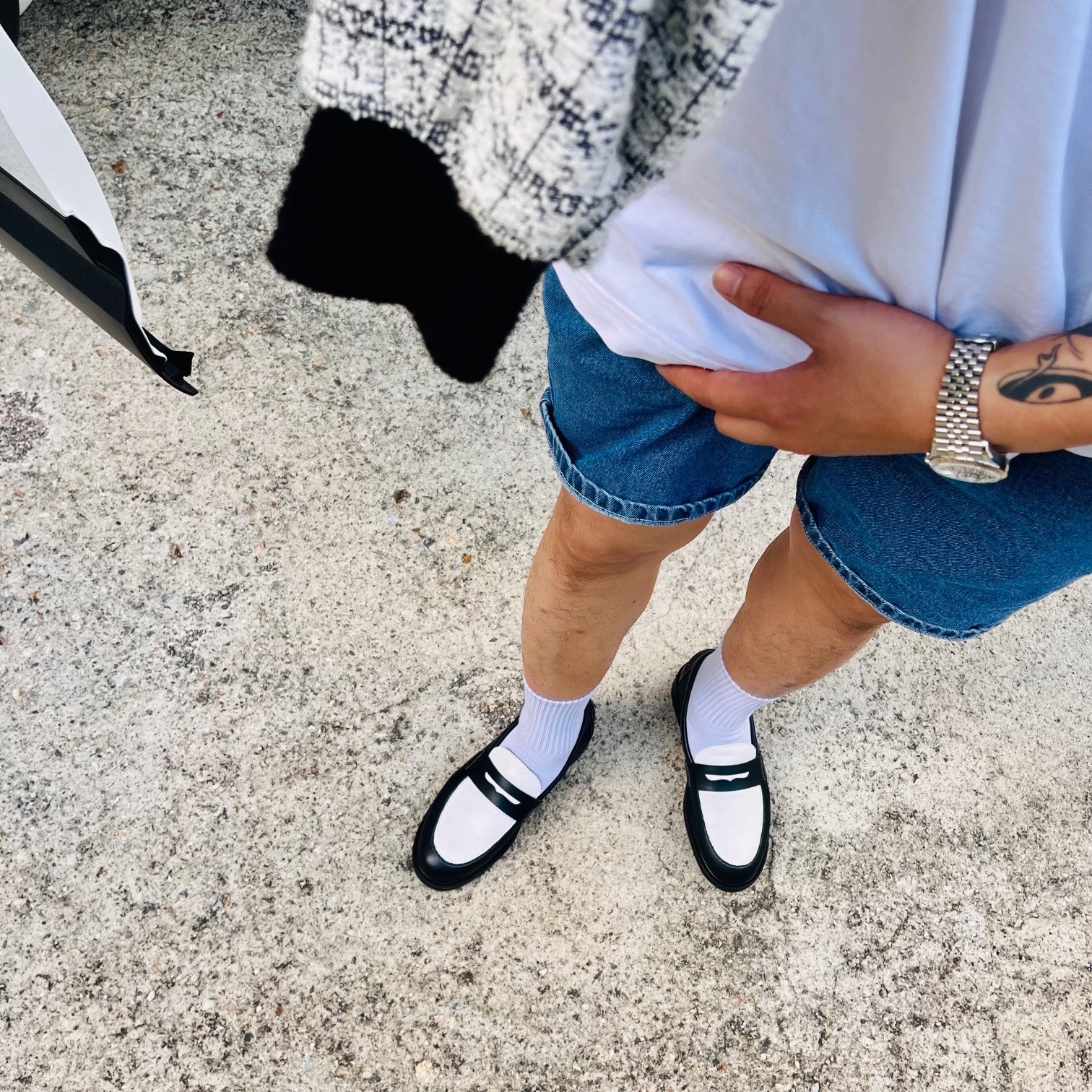 PENNY PLATE Men Loafer Basic Low 착용 스타일 - 3