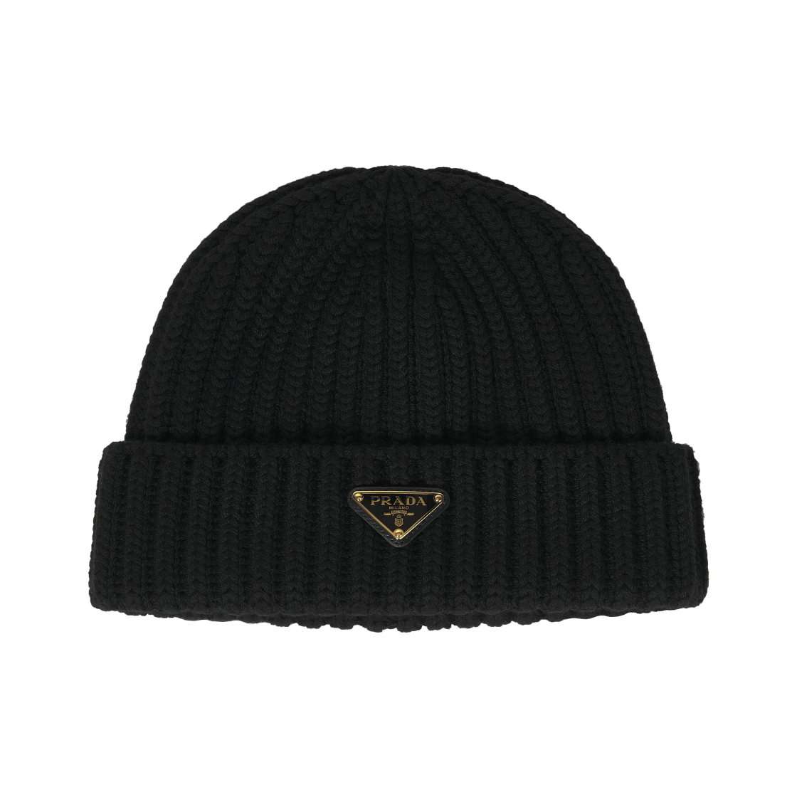 프라다 울 비니 블랙(Prada Wool Beanie Black)