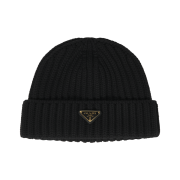 Prada Wool Beanie Black