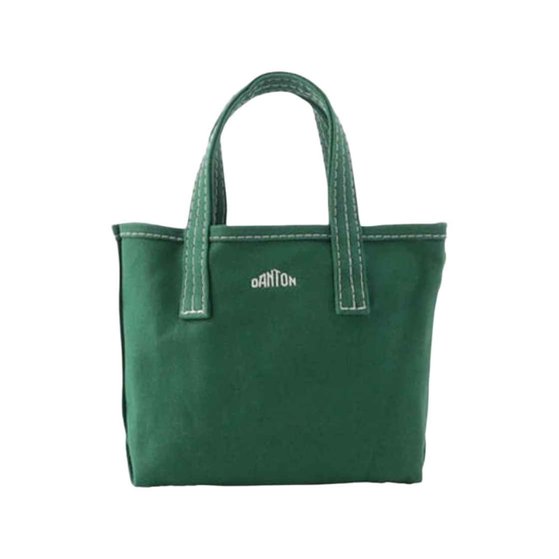 단톤 보주 쁘띠 코튼 캔버스 토트백 그린(Danton Vosges Petit Cotton Canvas Tote Bag Green)