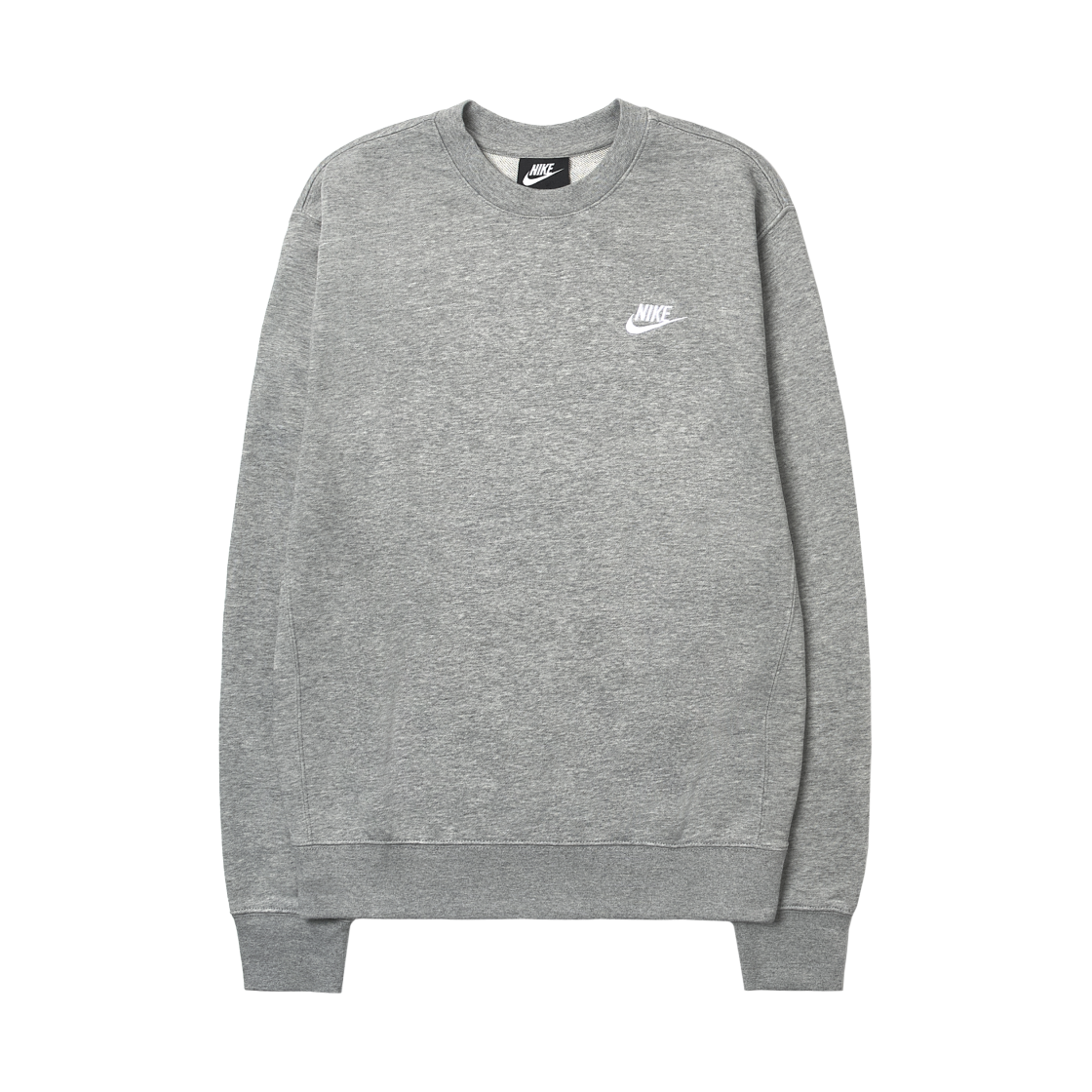 나이키 NSW 클럽 프렌치 테리 크루 스웨트셔츠 다크 그레이 헤더 - 아시아(Nike NSW Club French Terry Crew Sweatshirt Dark Grey Heather - Asia)